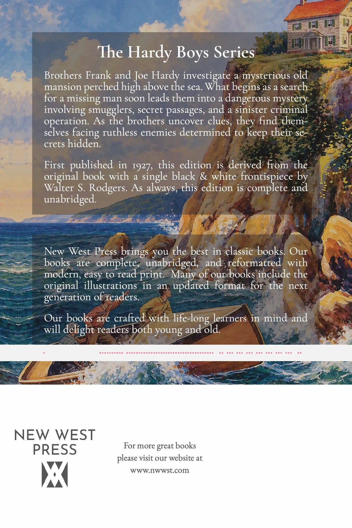 The House on the Cliff — back cover