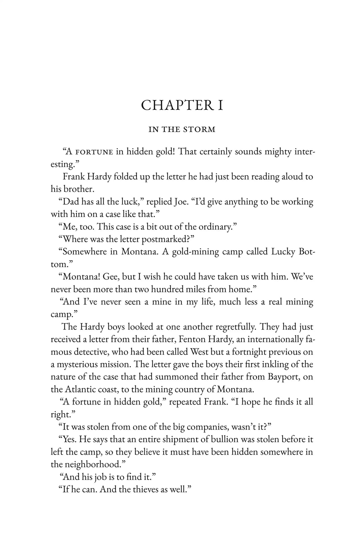 Hunting for Hidden Gold — story page 01