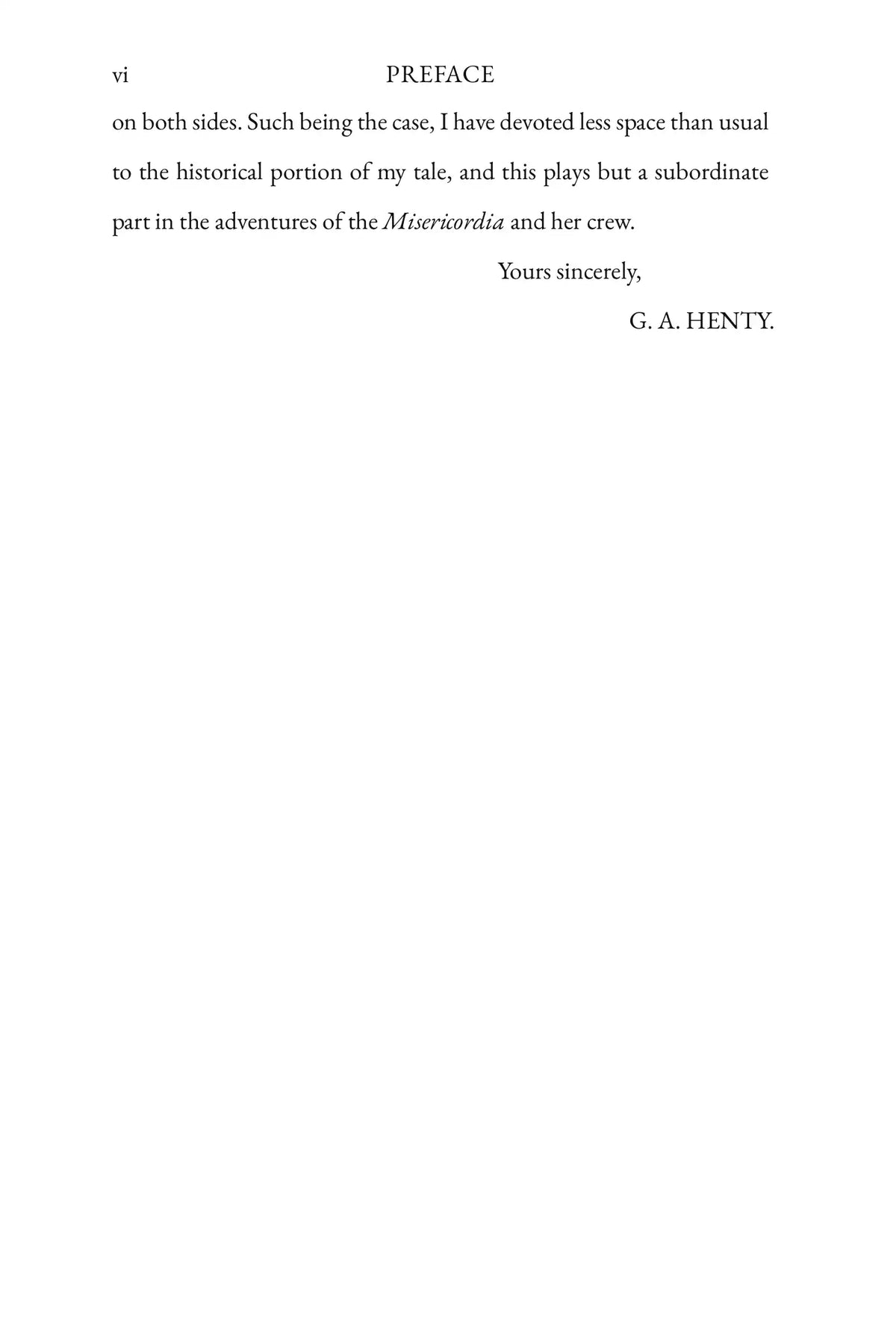 In Greek Waters by G. A. Henty — preface, page 2