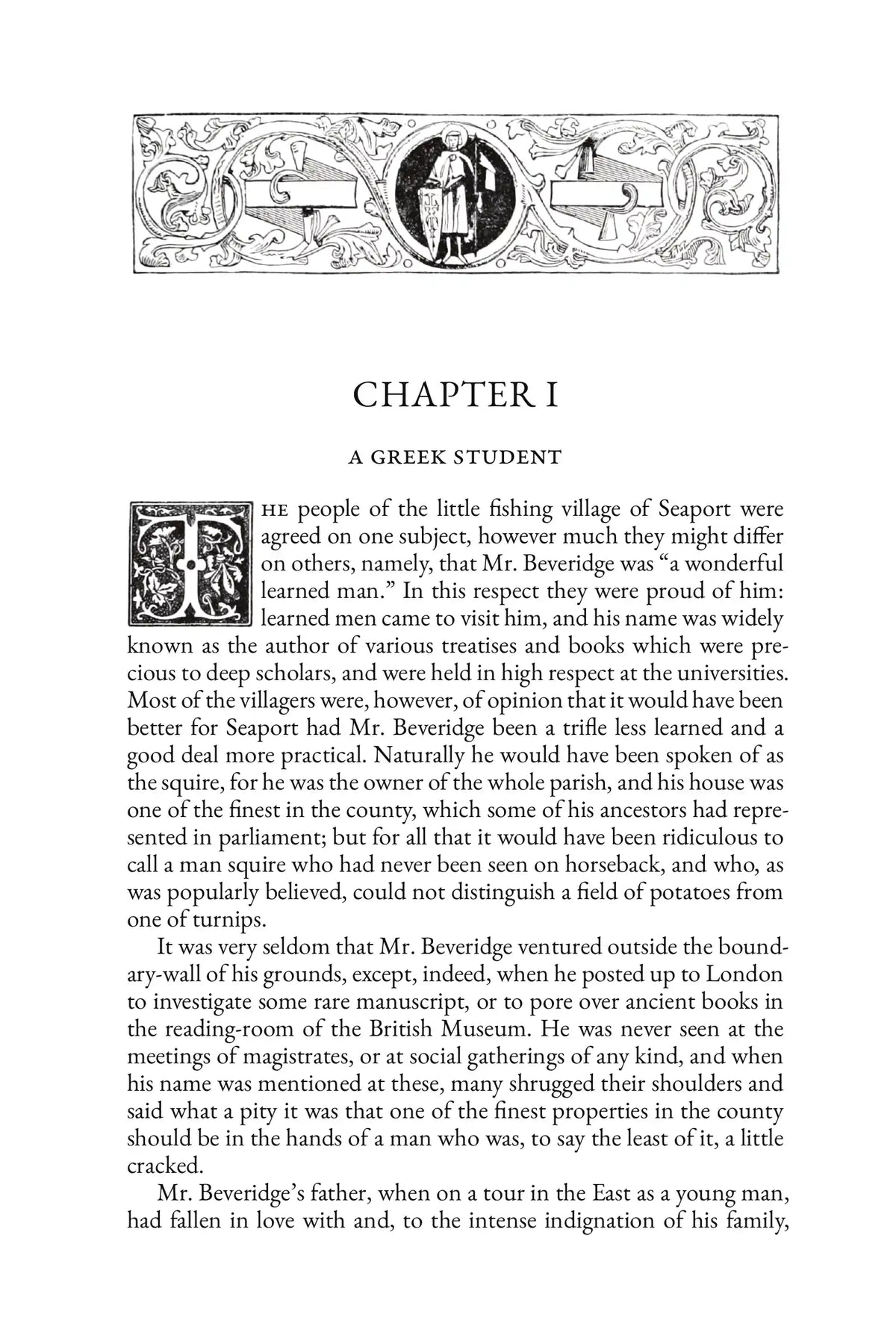 In Greek Waters by G. A. Henty — story page 1
