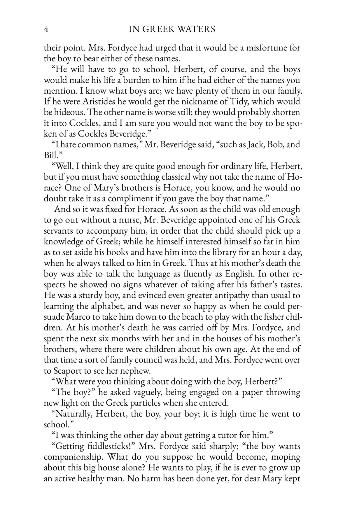 In Greek Waters by G. A. Henty — story page 4