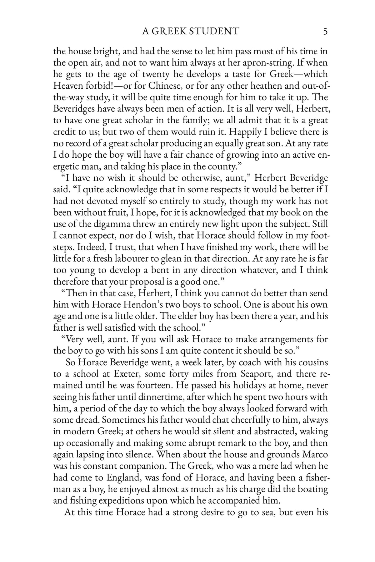 In Greek Waters by G. A. Henty — story page 5