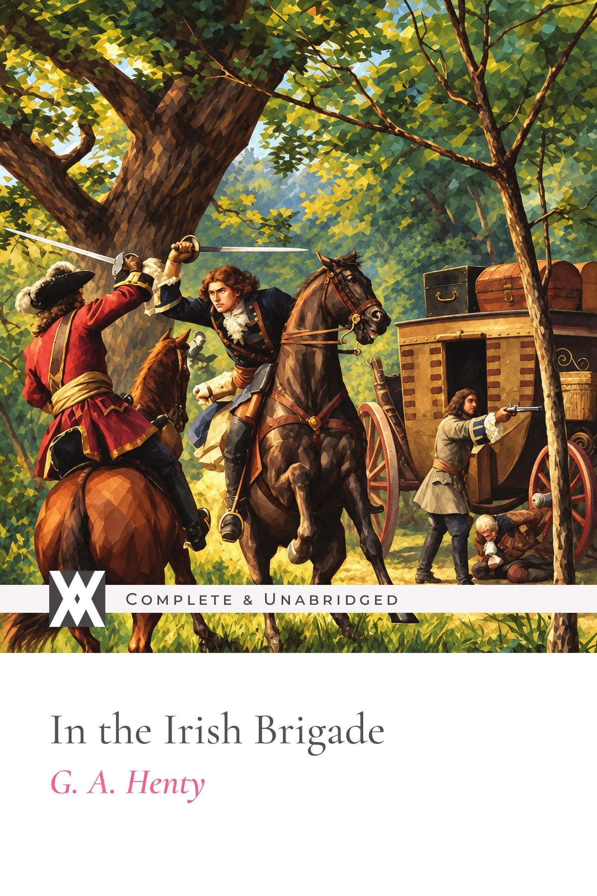 In the Irish Brigade by G. A. Henty — front cover