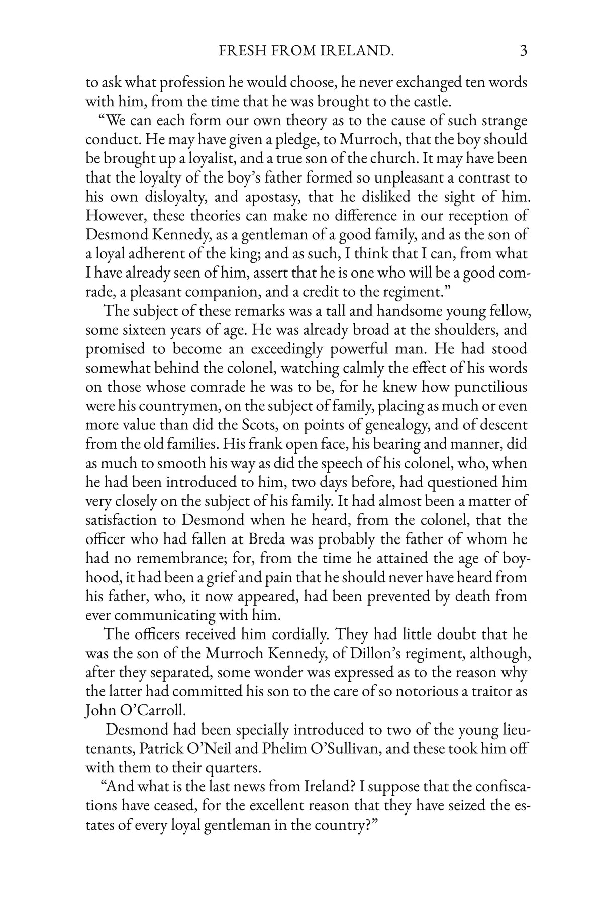 In the Irish Brigade — story page 3