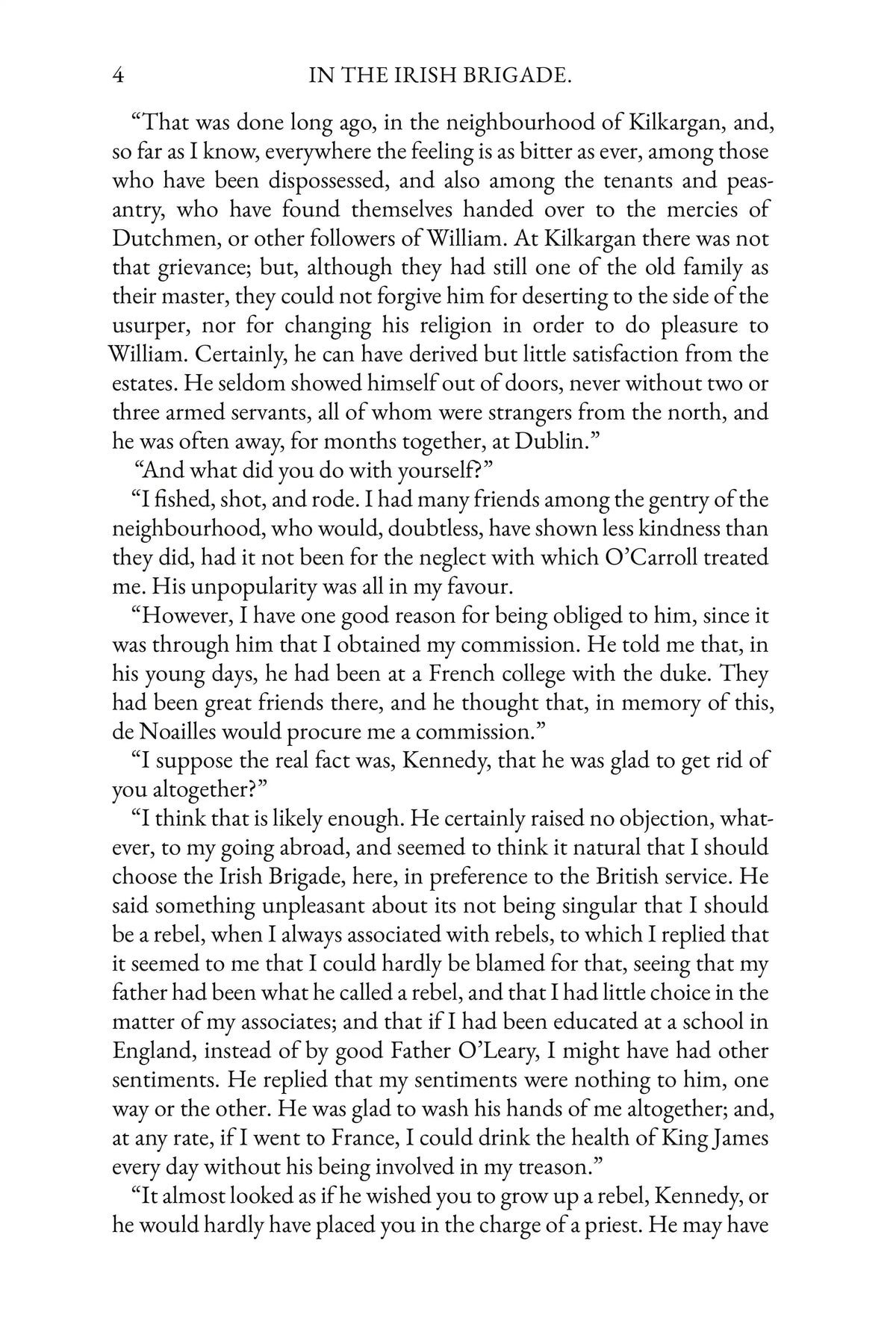 In the Irish Brigade — story page 4