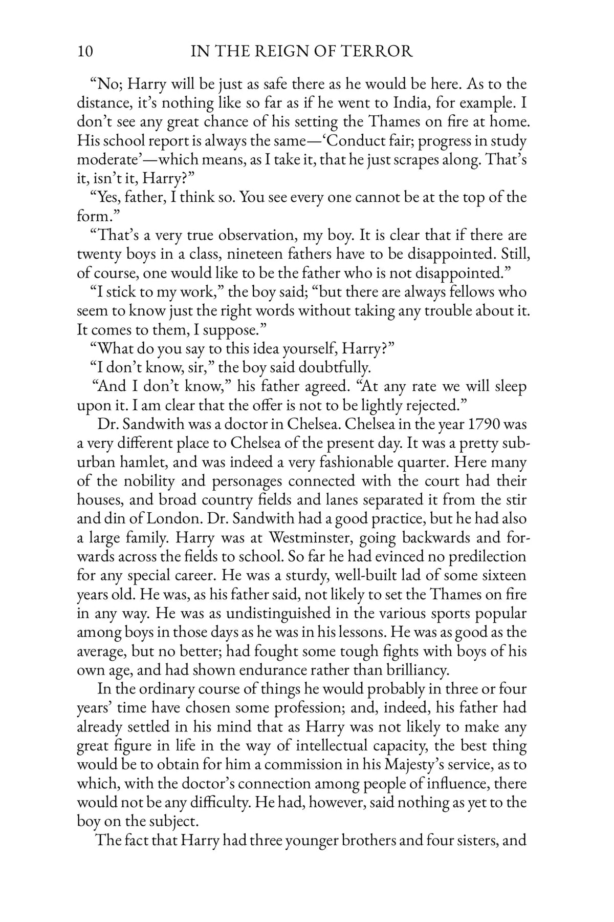 In the Reign of Terror by G. A. Henty — story page 10