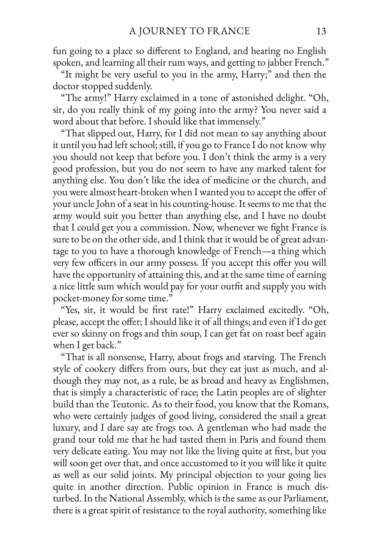 In the Reign of Terror by G. A. Henty — story page 13