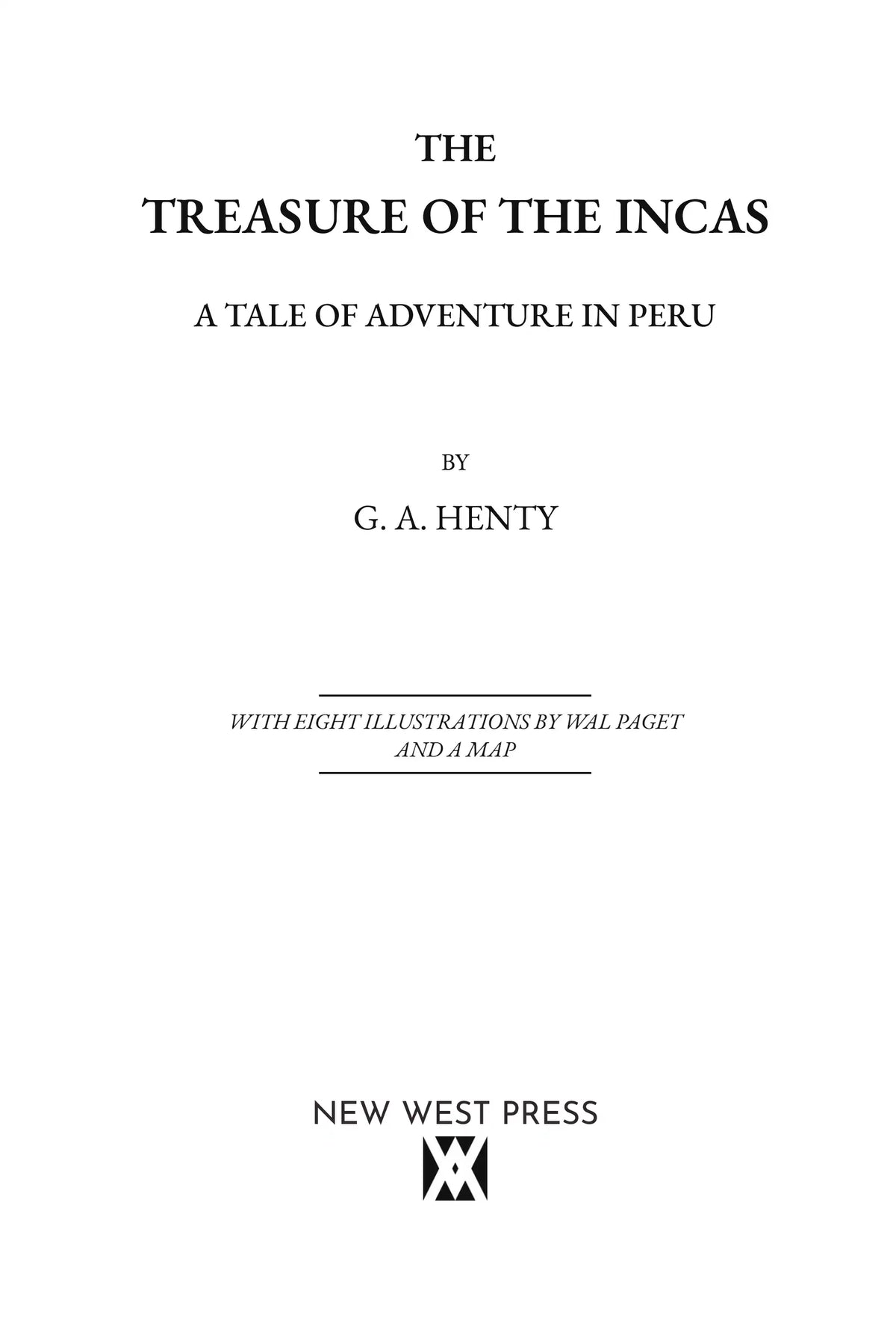 The Treasure of the Incas — title