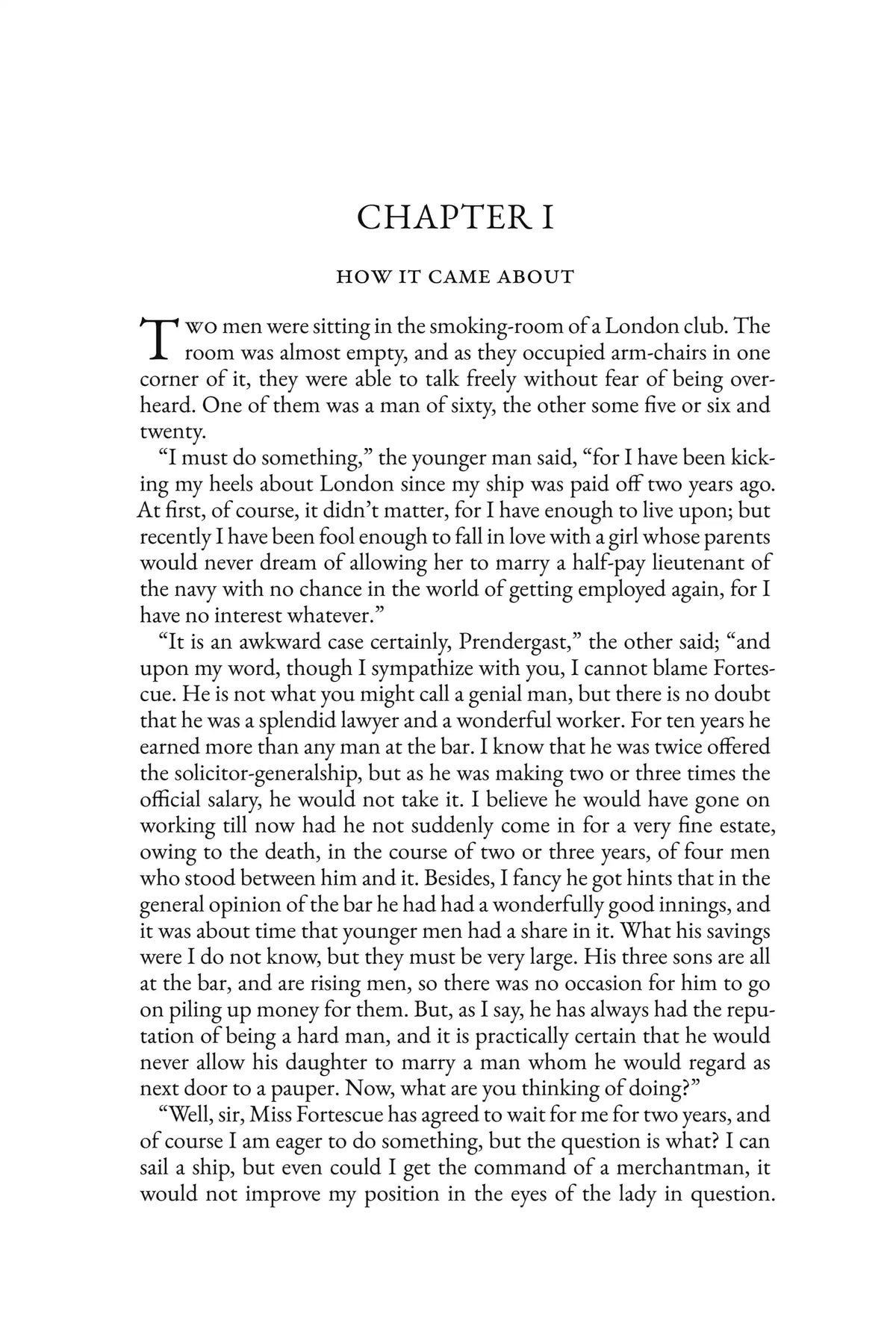 The Treasure of the Incas — story page 1