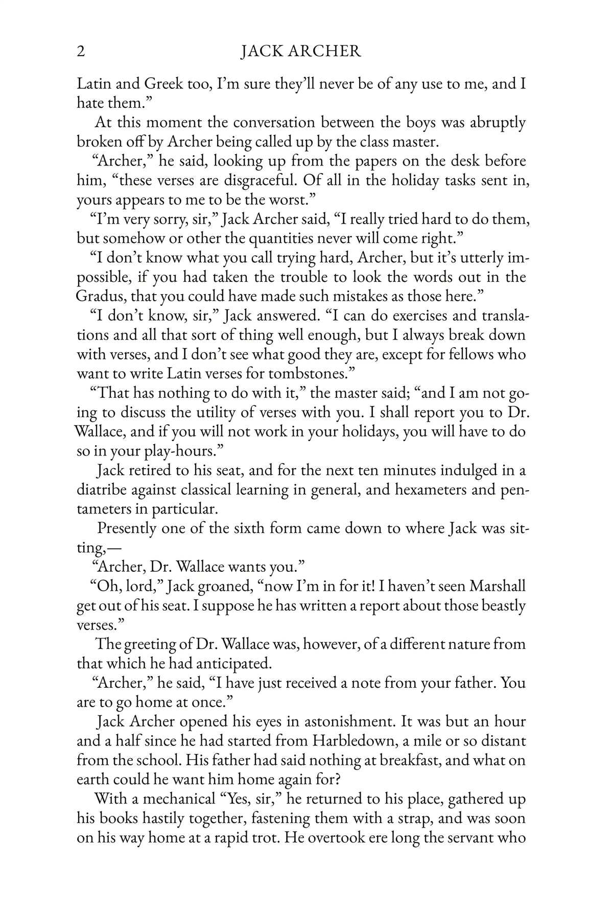 Jack Archer by G. A. Henty — story page 2