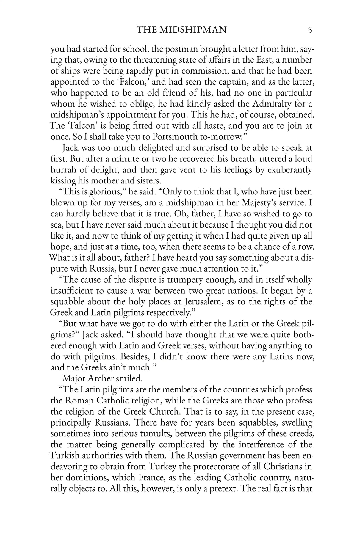 Jack Archer by G. A. Henty — story page 5