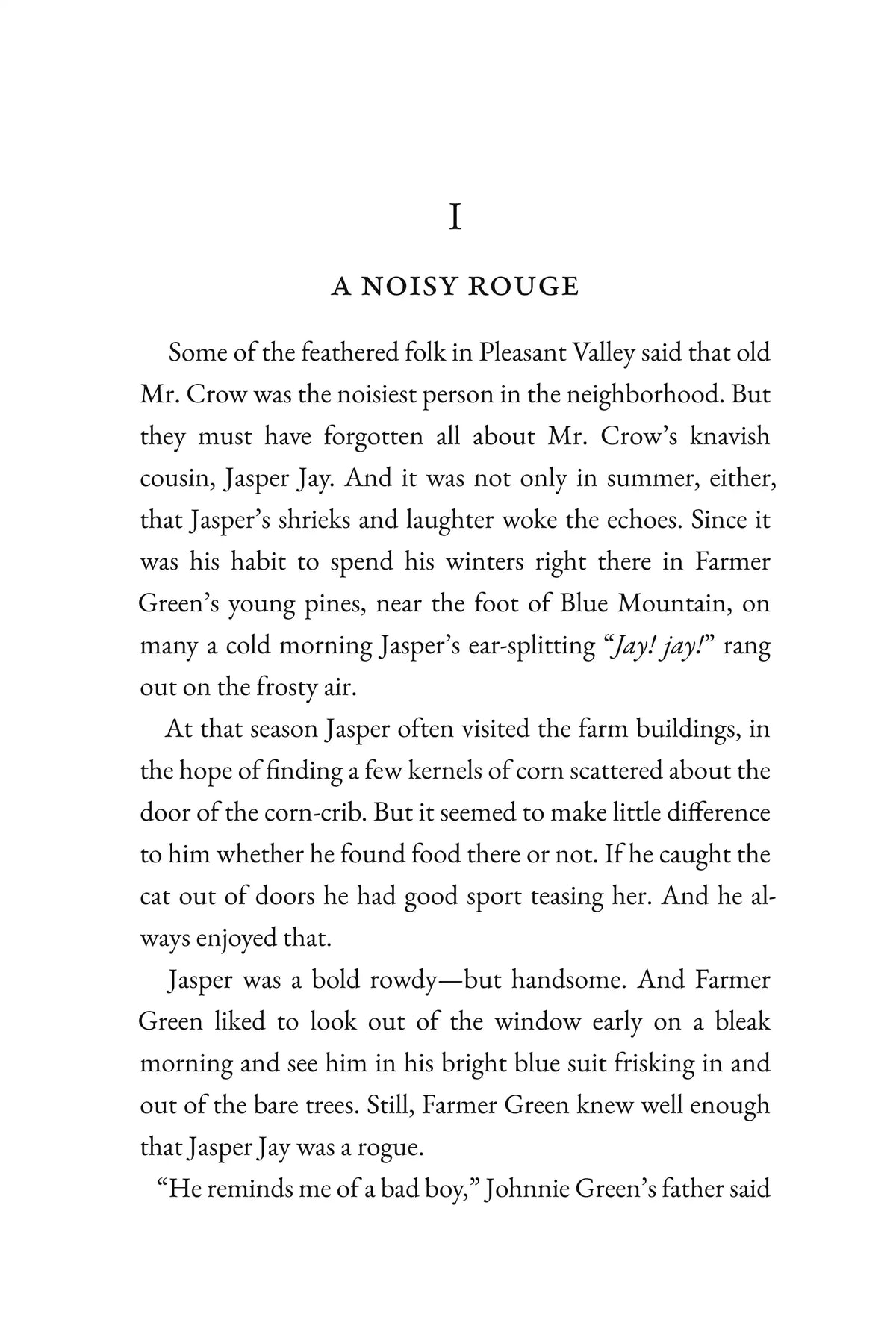 The Tale of Jasper Jay — story page 1