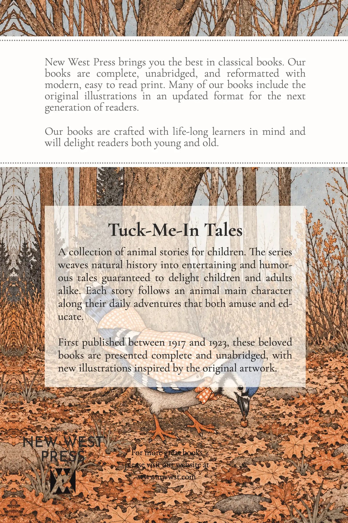 The Tale of Jasper Jay — back cover