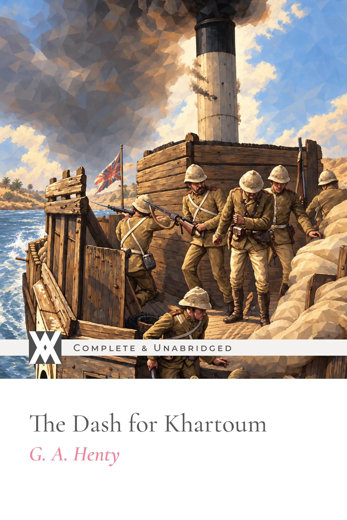 The Dash for Khartoum by G. A. Henty — front cover