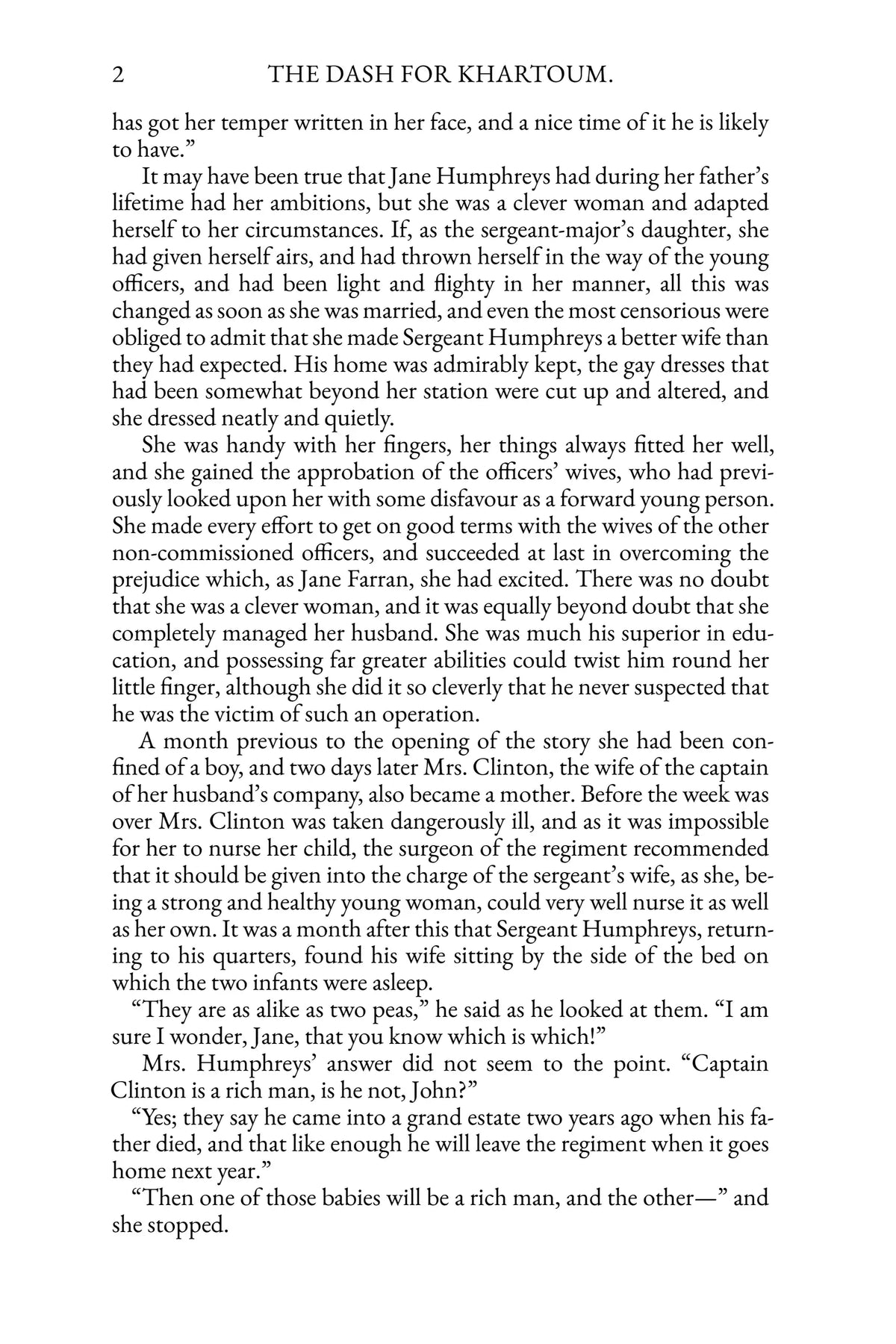 The Dash for Khartoum — story page 2