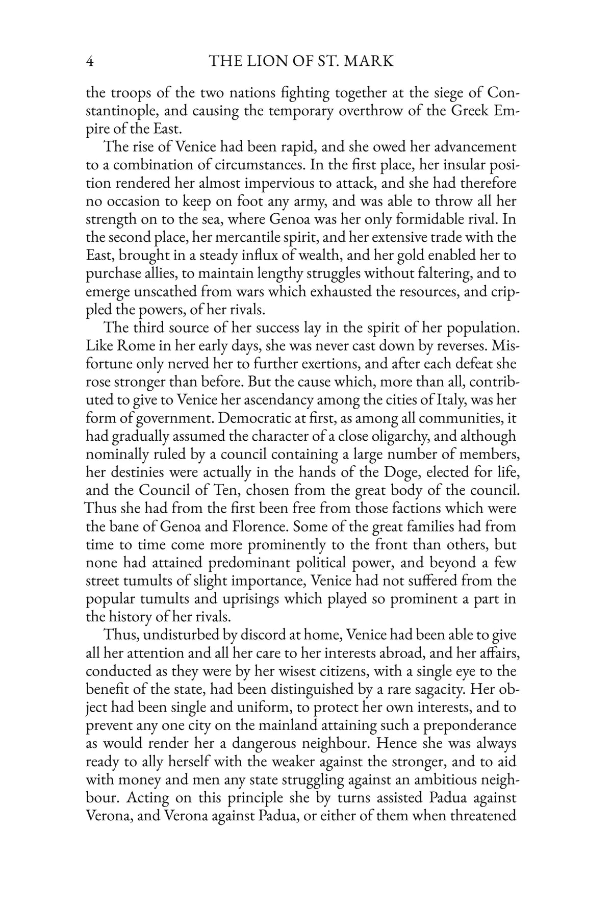 The Lion of St. Mark — story page 4