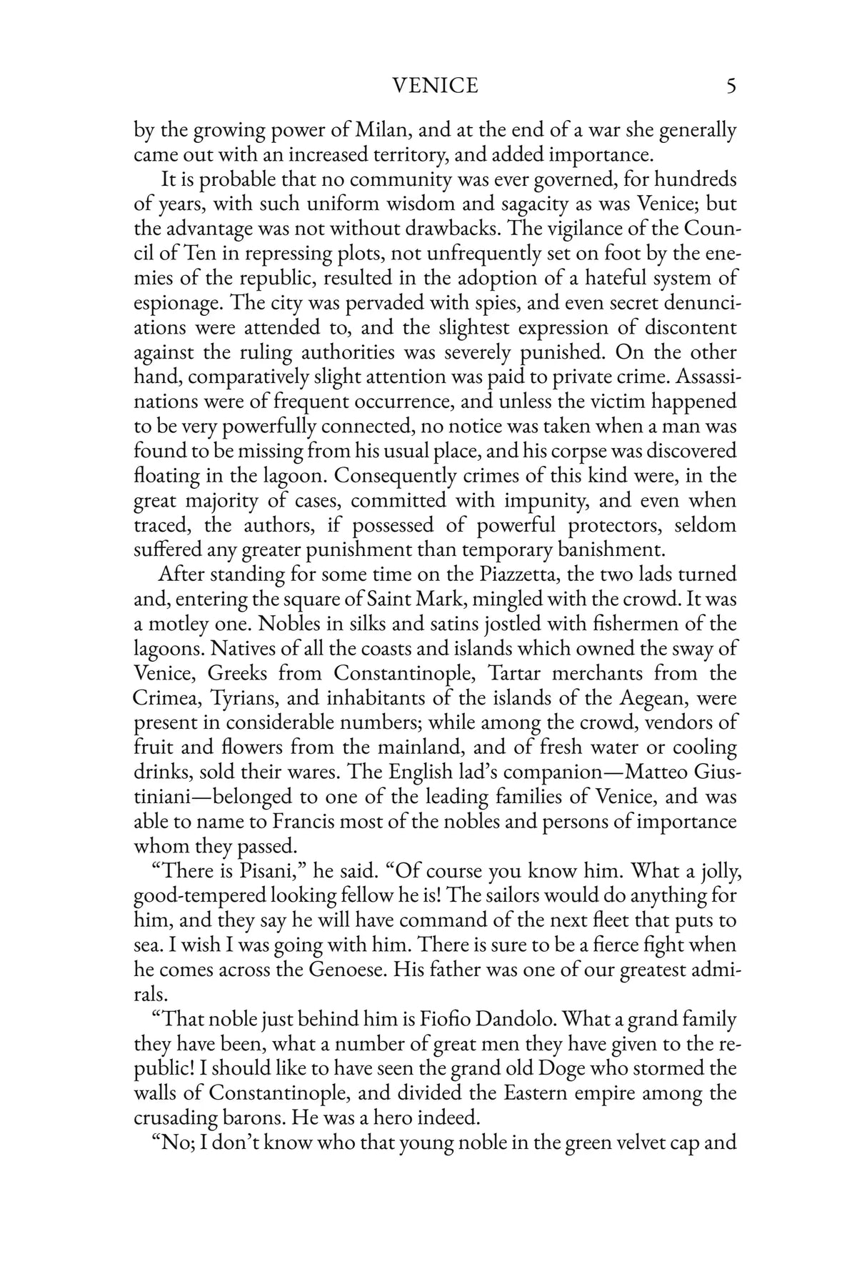 The Lion of St. Mark — story page 5