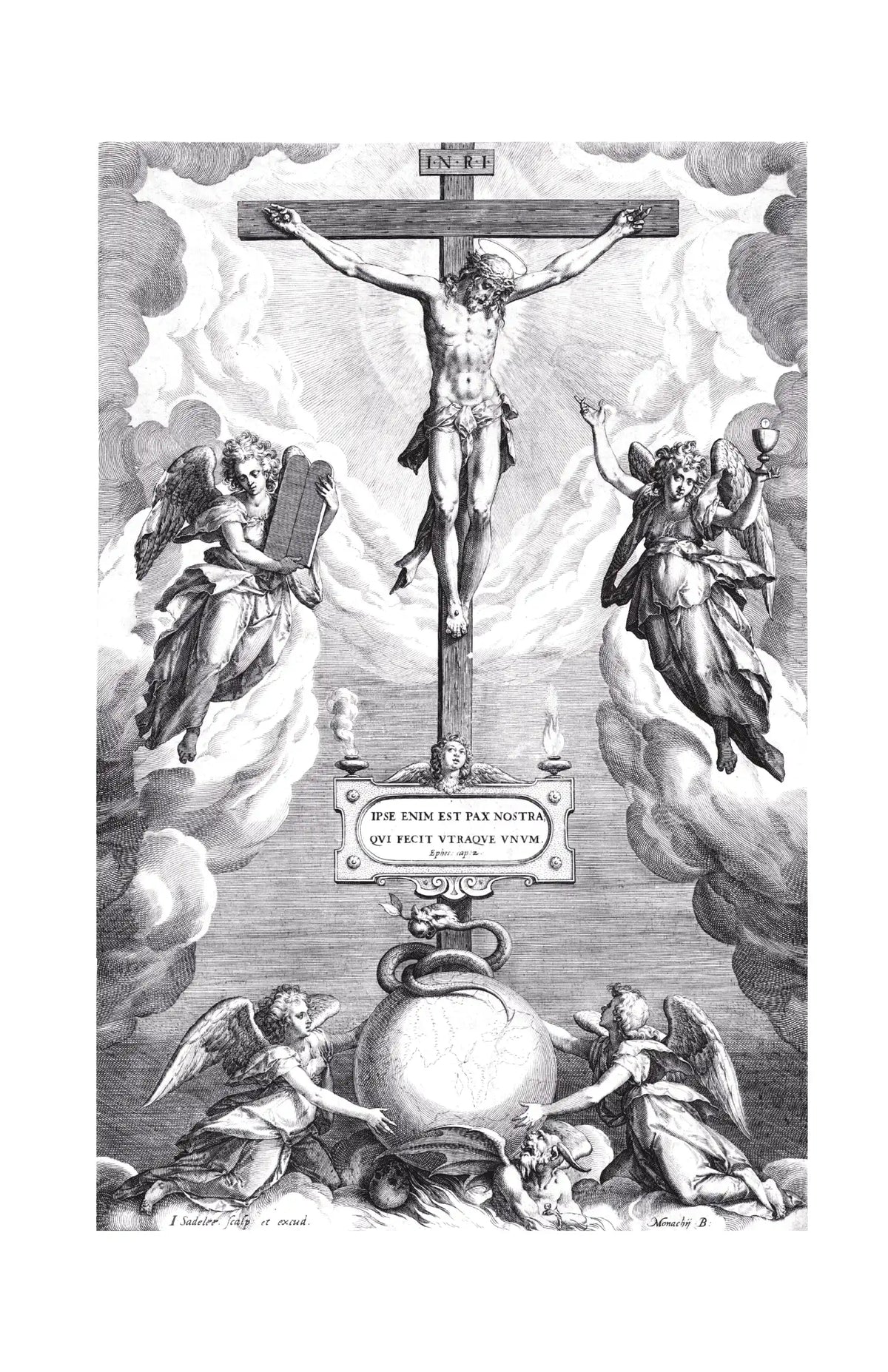 Luther’s Small Catechism — Opening Crucifixion illustration