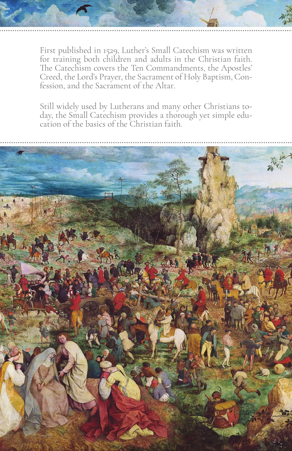 Luther’s Small Catechism — back cover