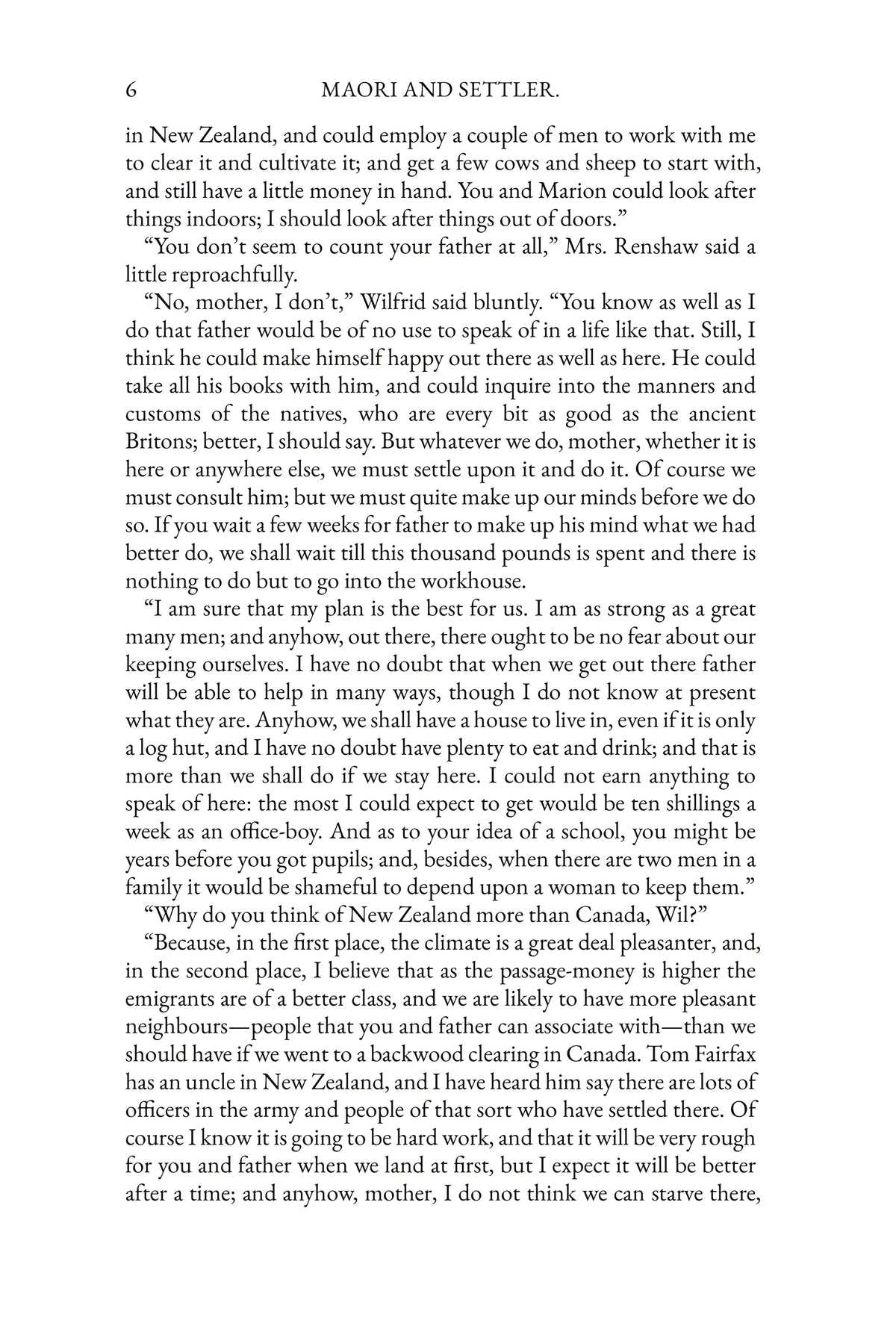 Maori and Settler by G. A. Henty — story page 6