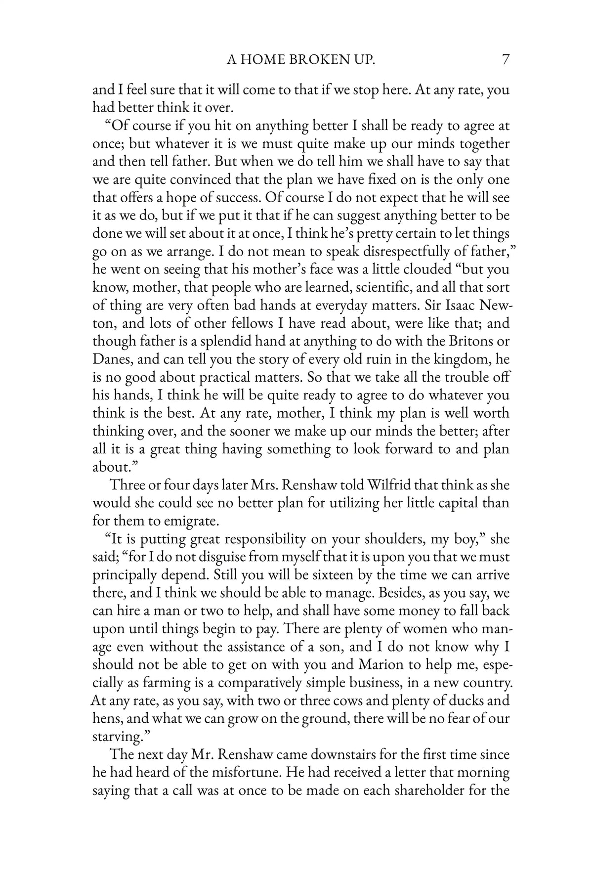 Maori and Settler by G. A. Henty — story page 7