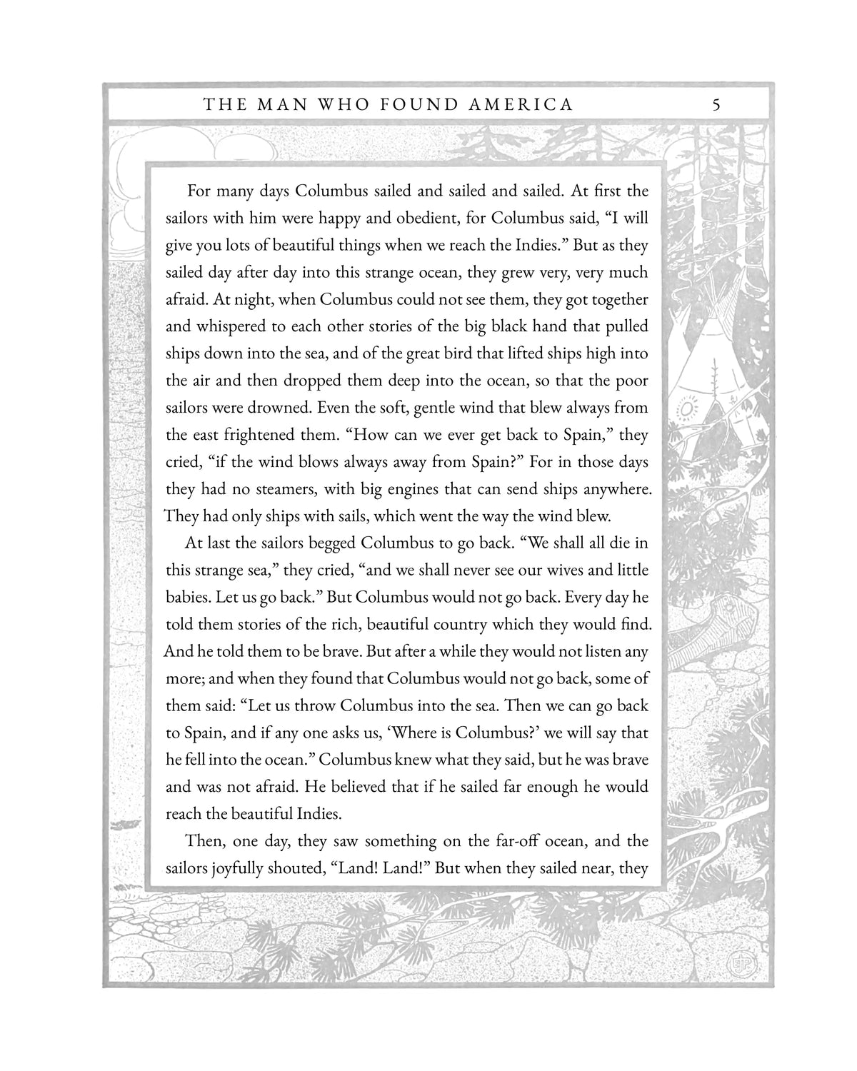 The Men Who Found America — story page 5