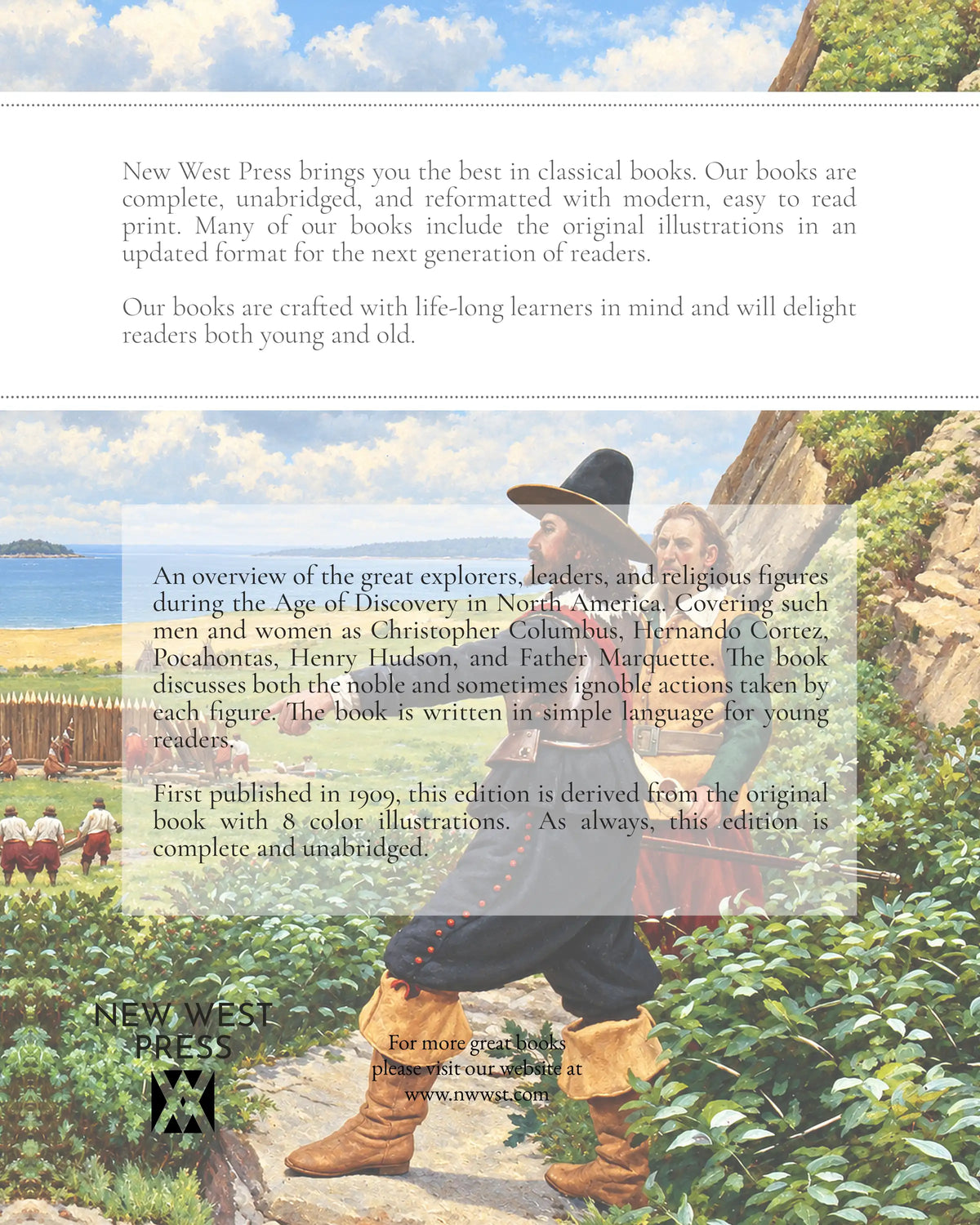 The Men Who Found America — back cover