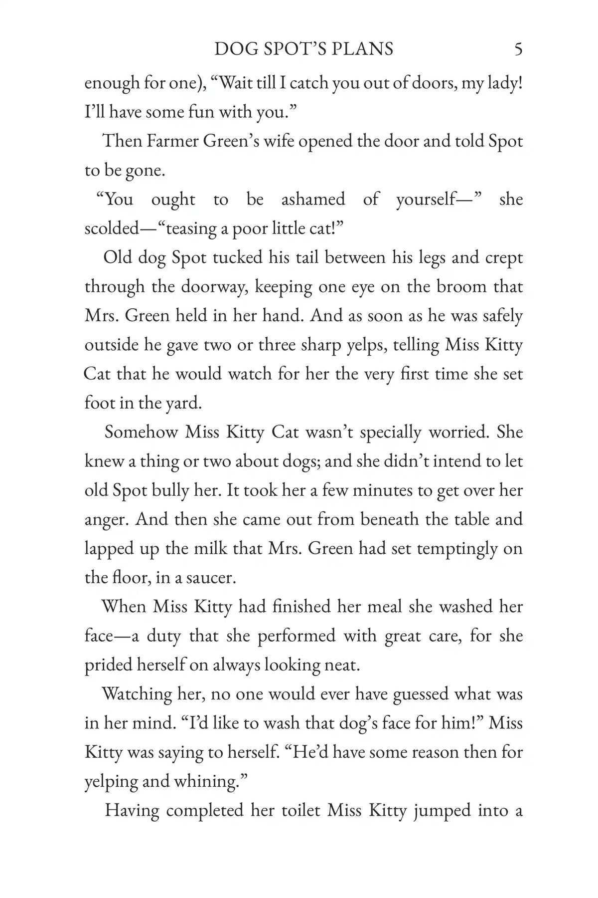 The Tale of Miss Kitty Cat — story page 5
