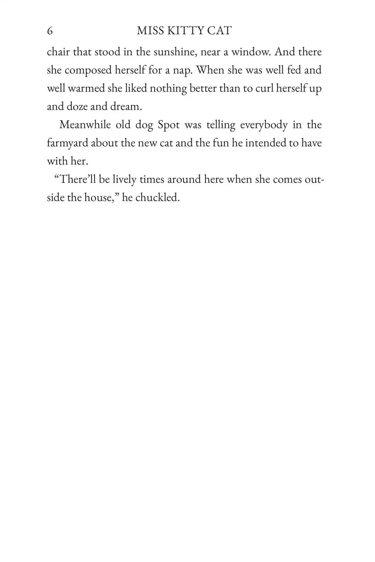 The Tale of Miss Kitty Cat — story page 6