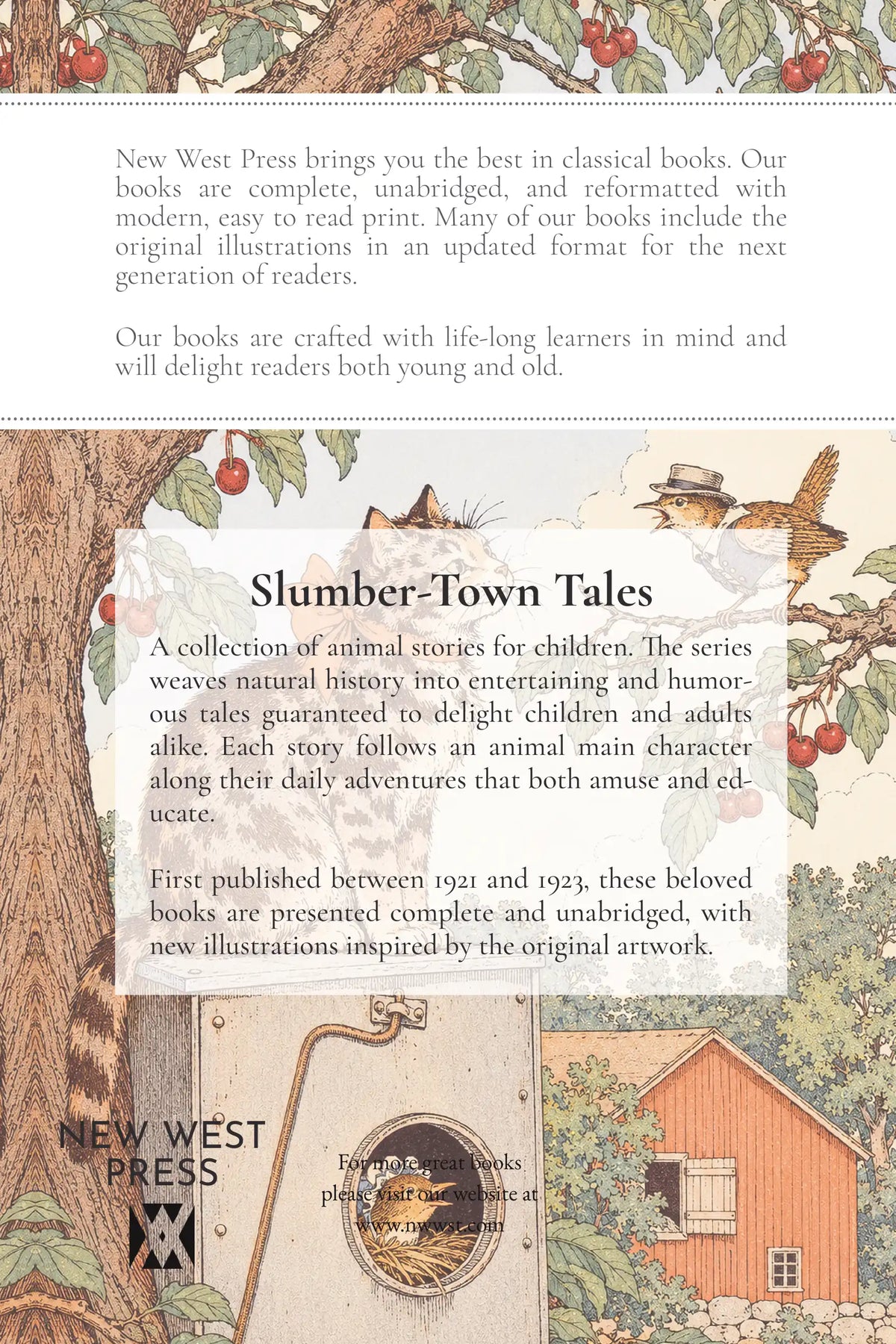 The Tale of Miss Kitty Cat — back cover