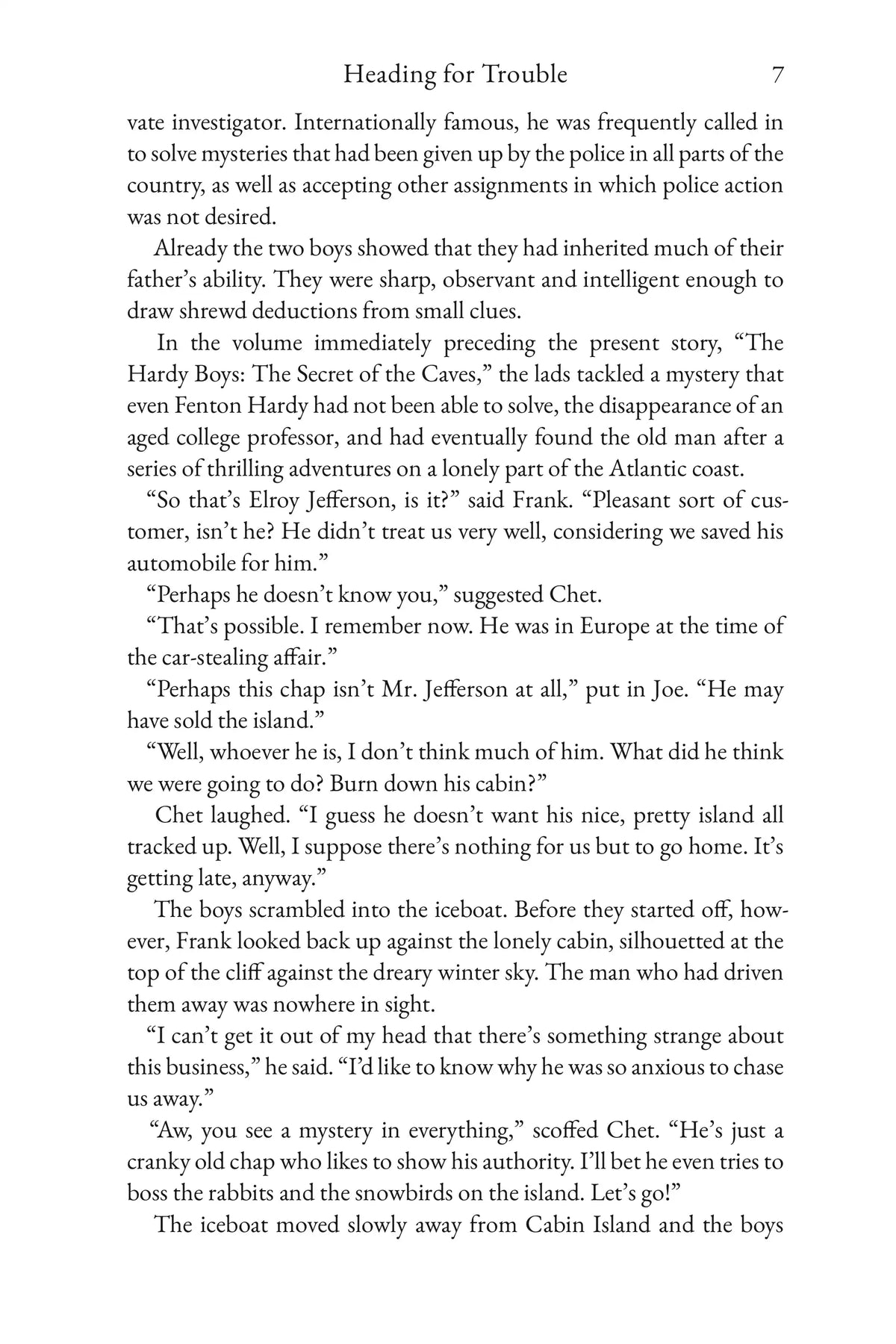 The Mystery of Cabin Island — story page 07