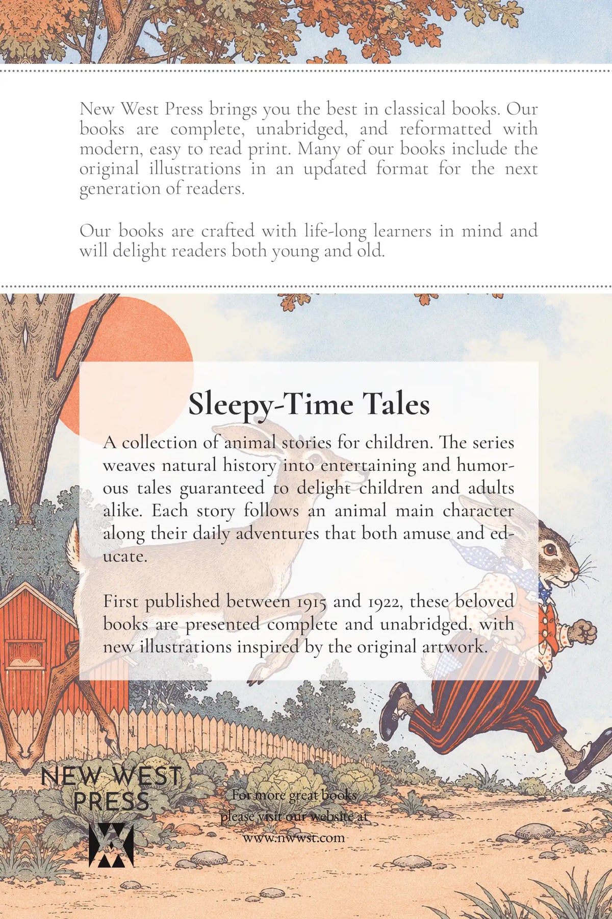 The Tale of Nimble Deer — back cover