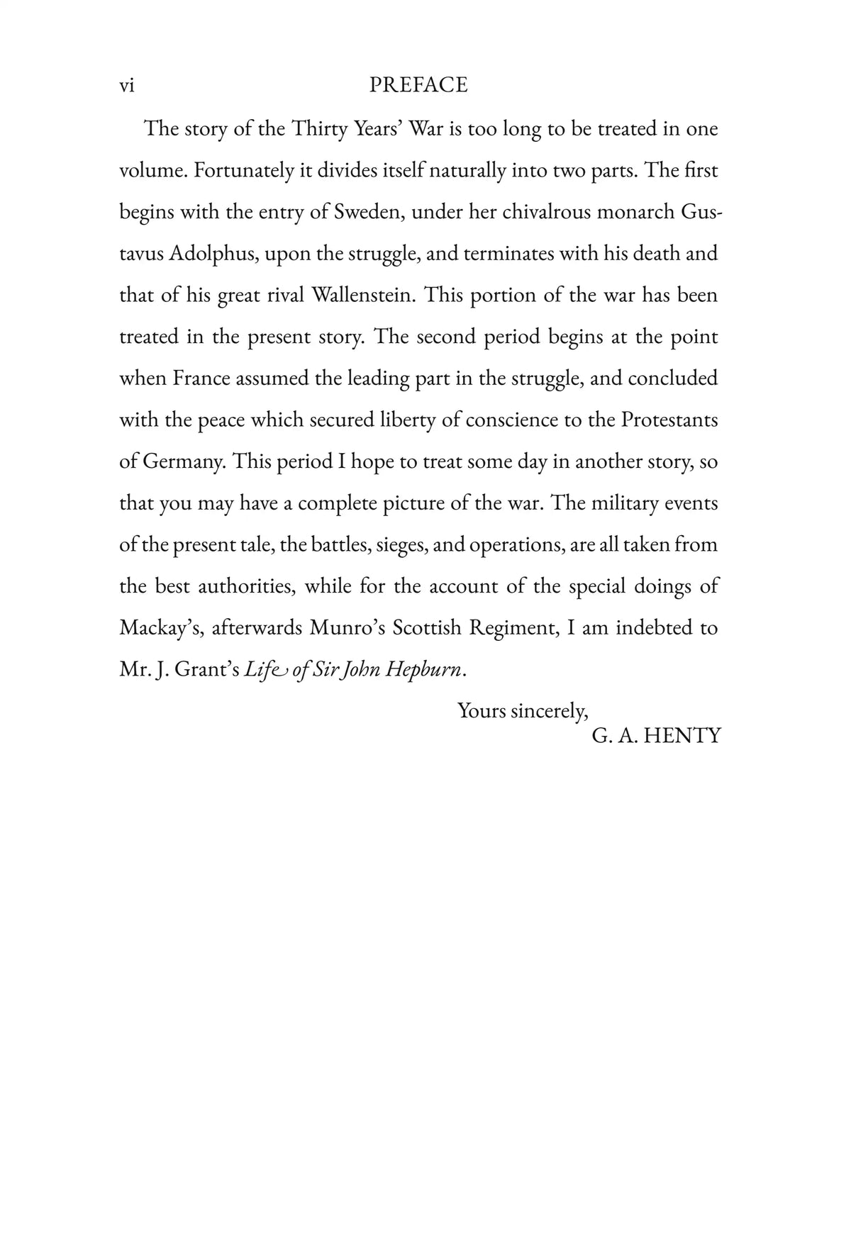 The Lion of the North — preface, page 2