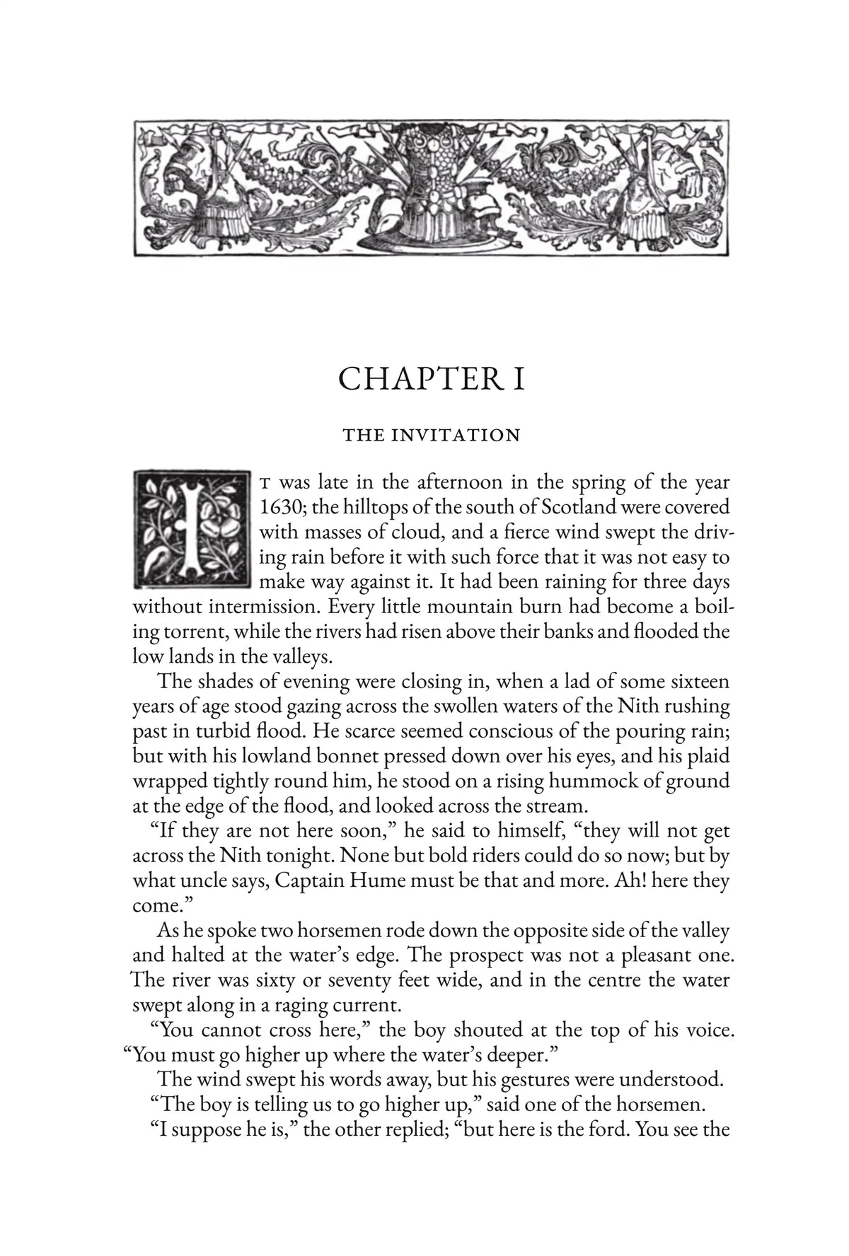The Lion of the North — story page 1