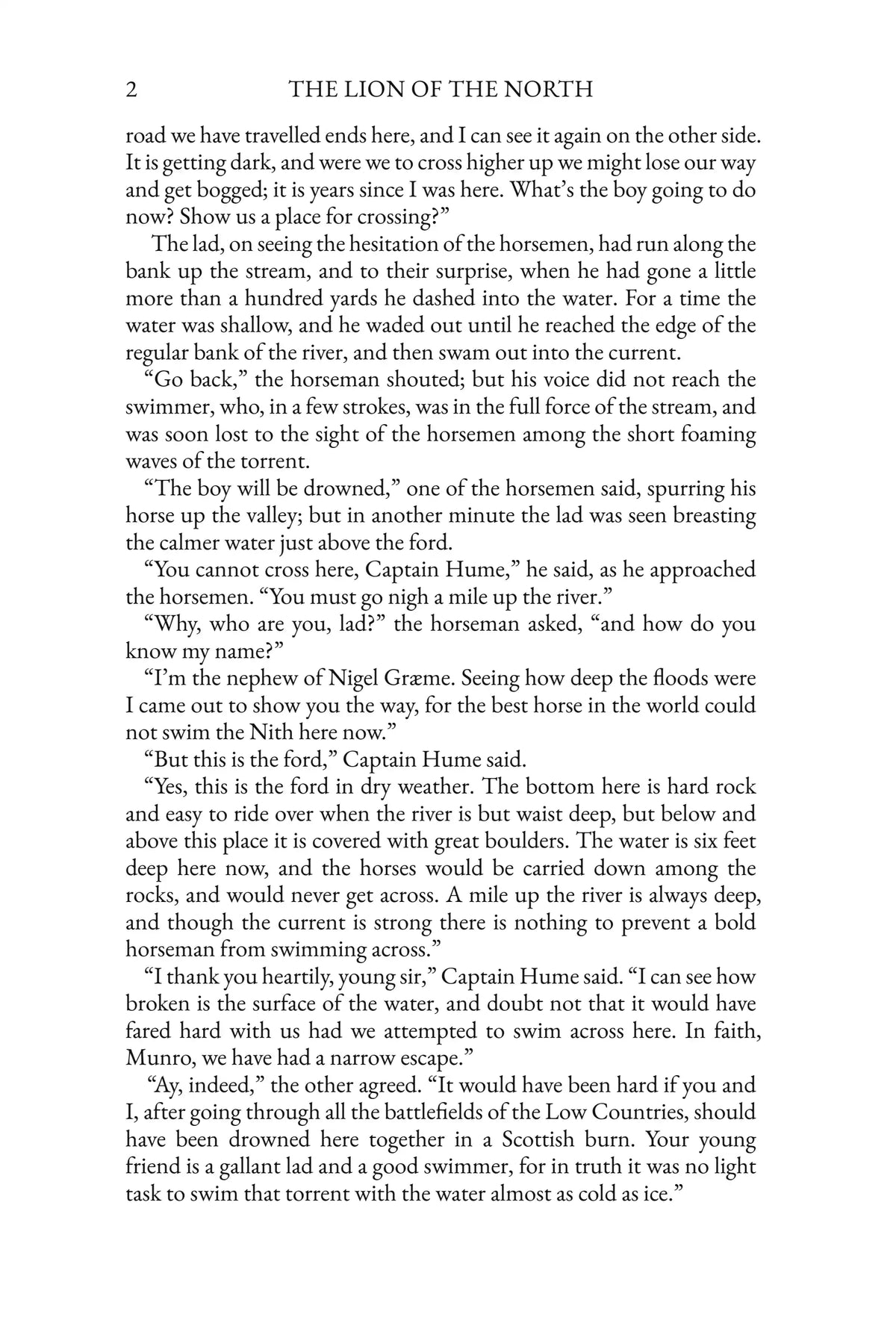 The Lion of the North — story page 2