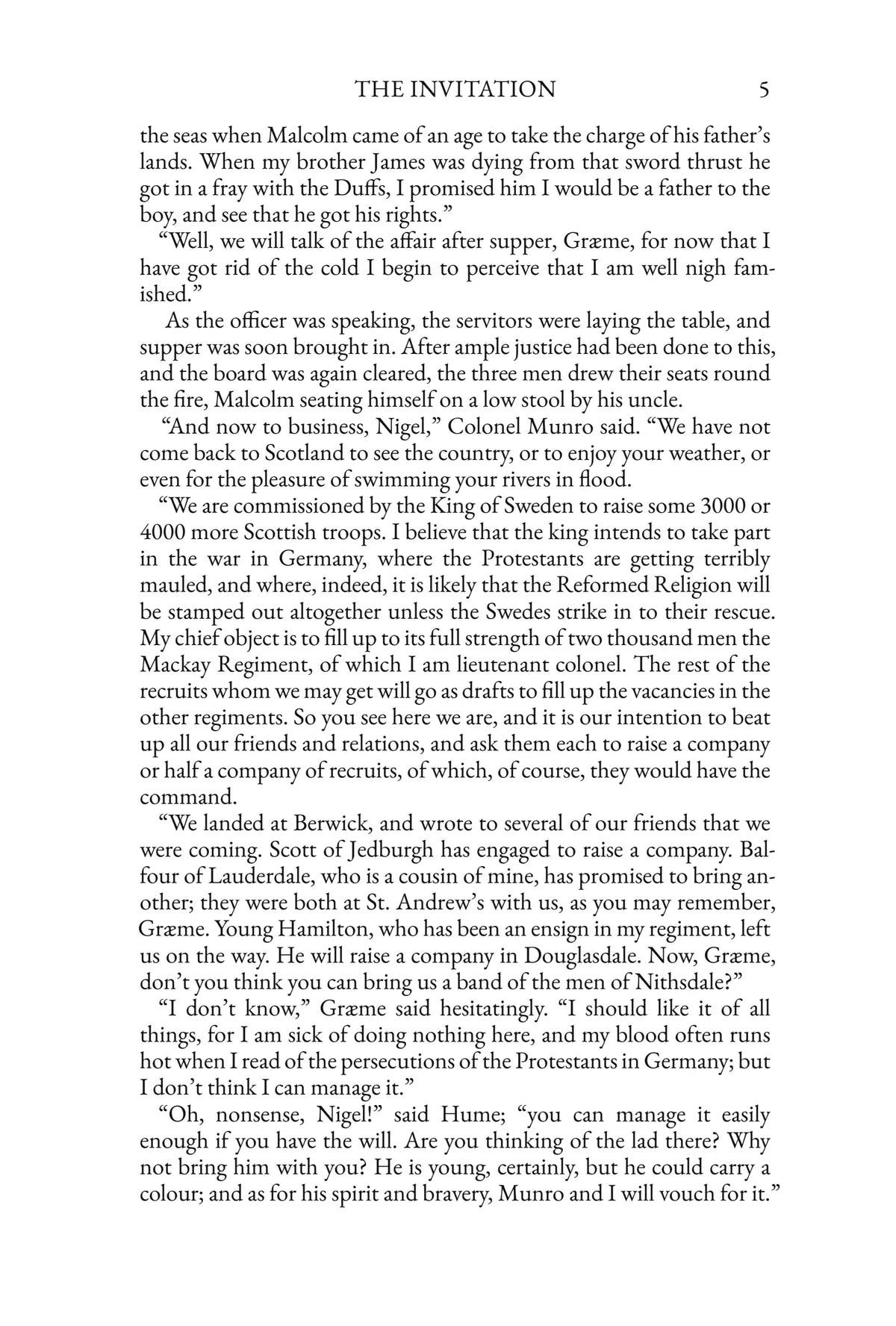 The Lion of the North — story page 5