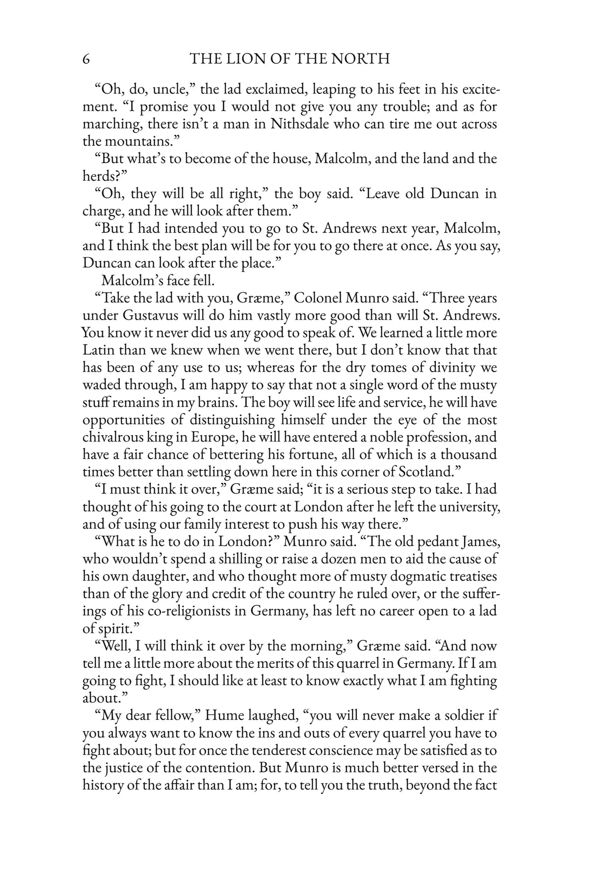The Lion of the North — story page 6