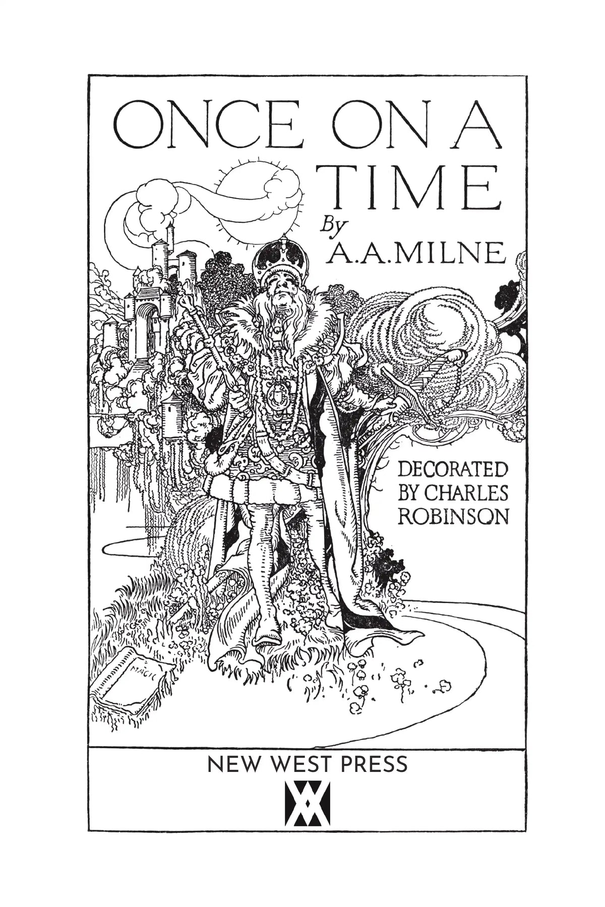 Once on a Time by A. A. Milne — Full title page