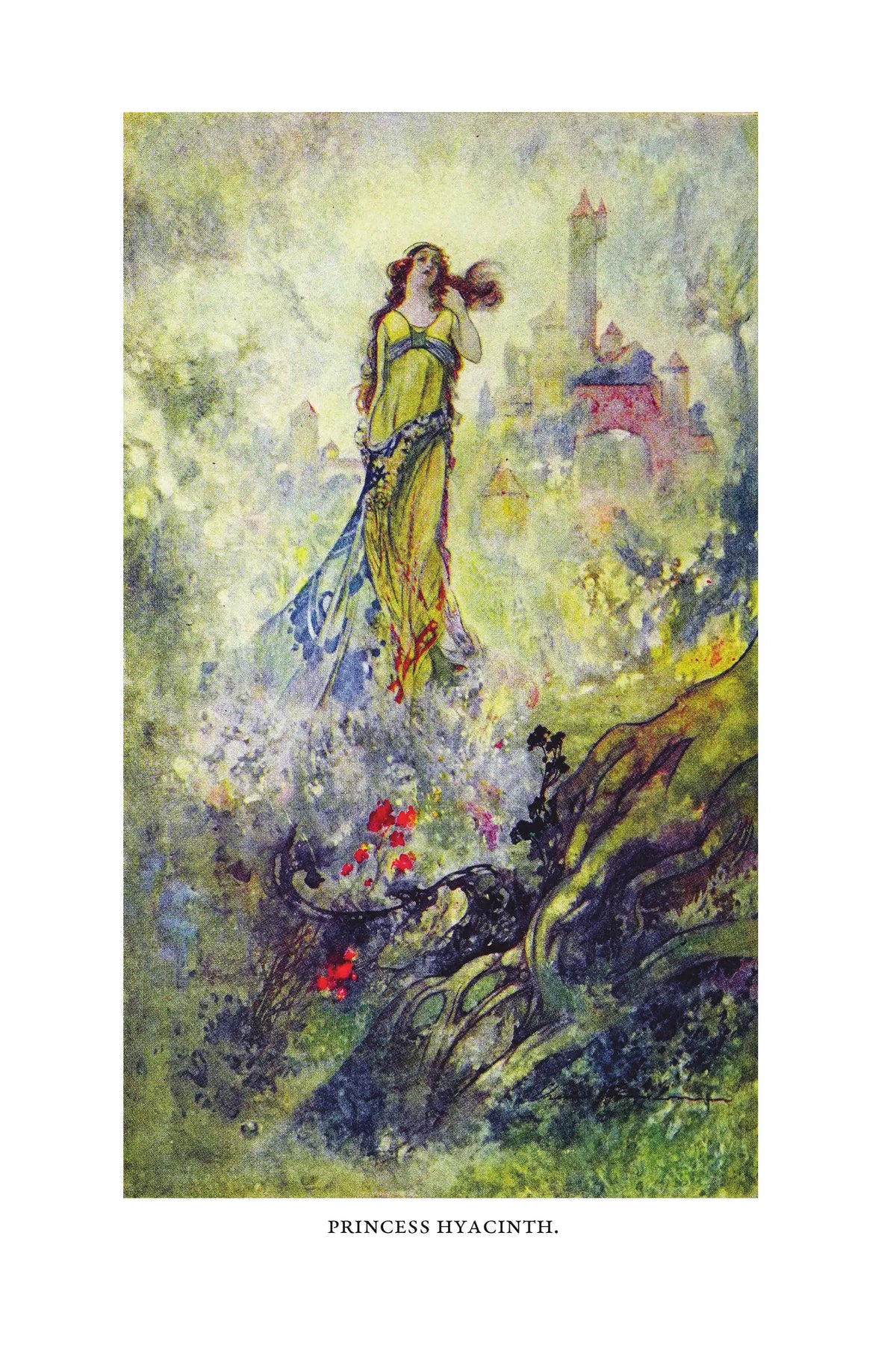 Once on a Time by A. A. Milne — Frontispiece princess hyacinth