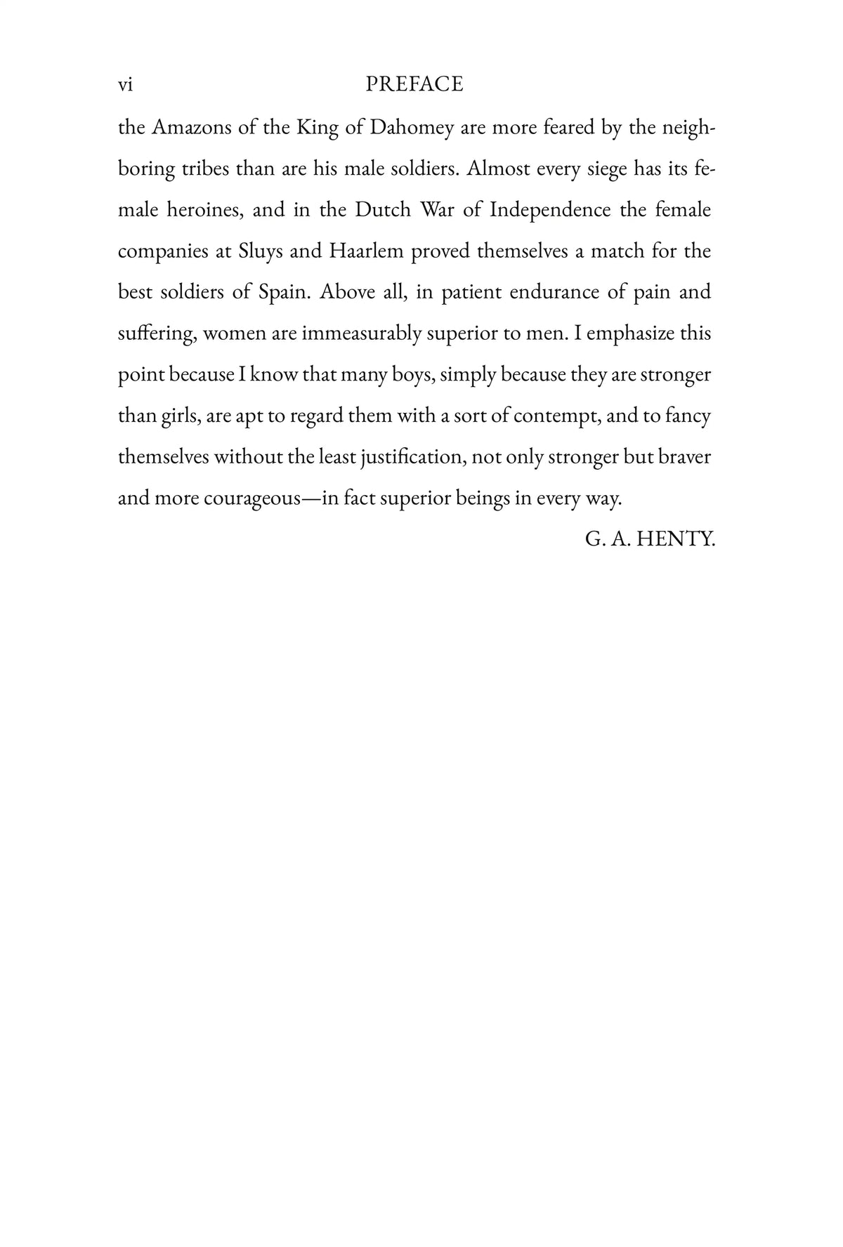 One of the 28th by G. A. Henty — preface 2