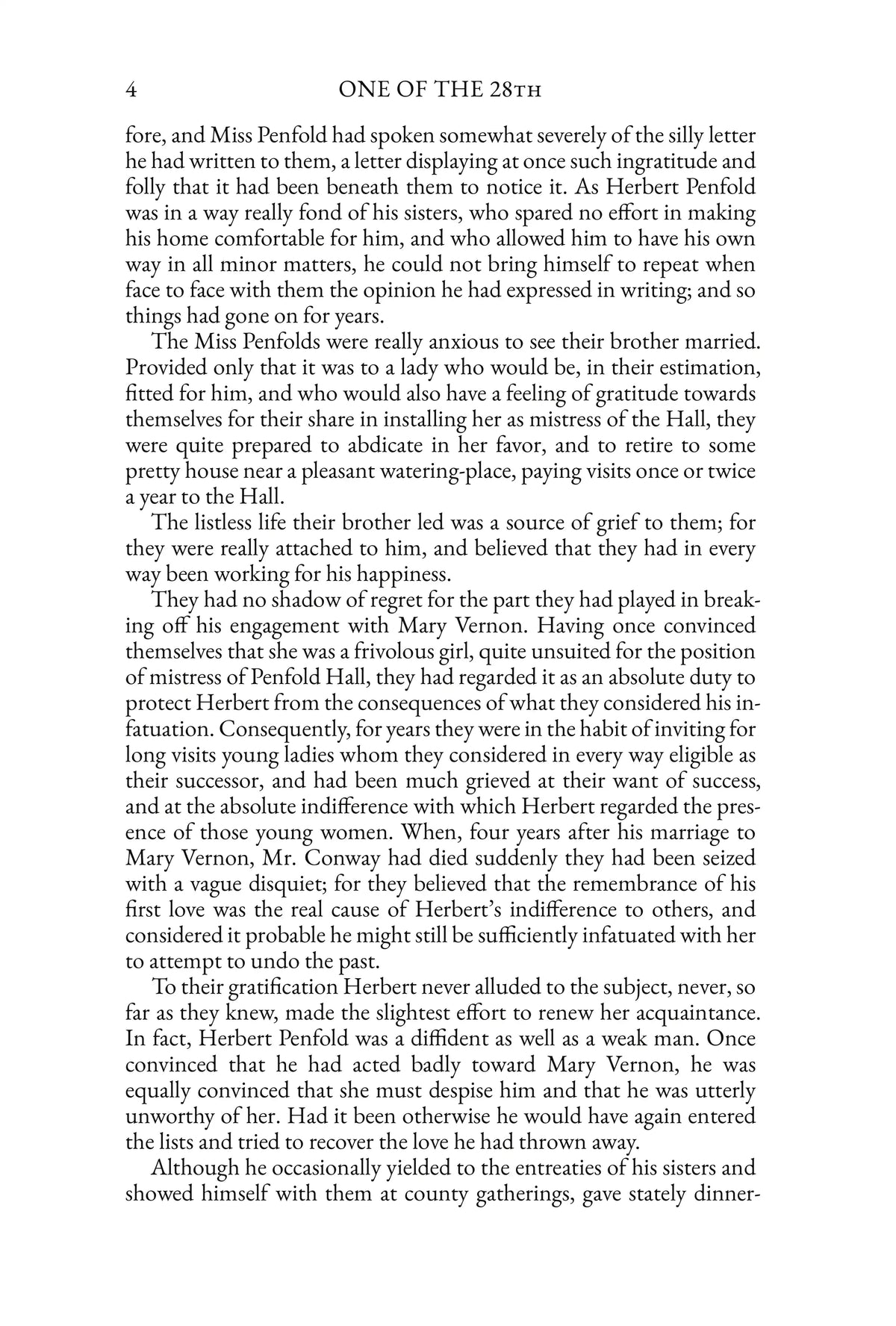 One of the 28th by G. A. Henty — story page 4