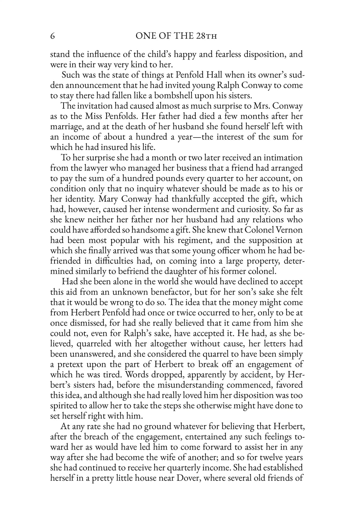 One of the 28th by G. A. Henty — story page 6