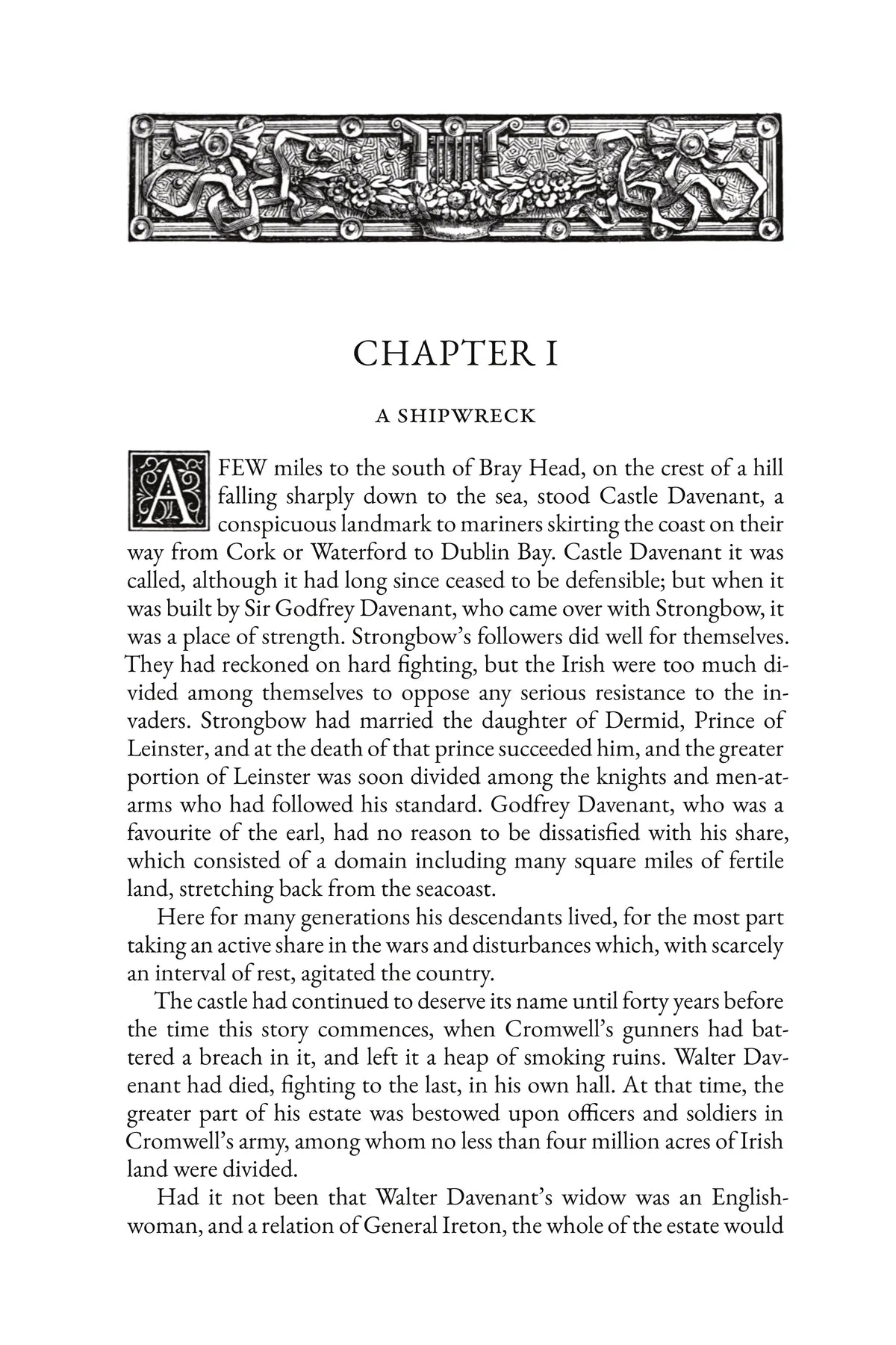 Orange and Green by G. A. Henty — story page 1
