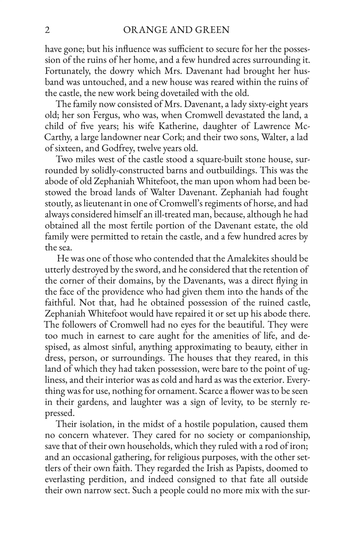 Orange and Green by G. A. Henty — story page 2