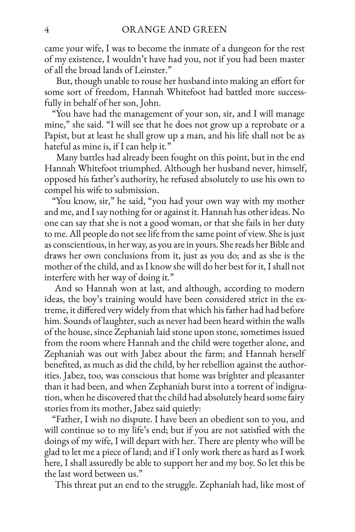 Orange and Green by G. A. Henty — story page 4