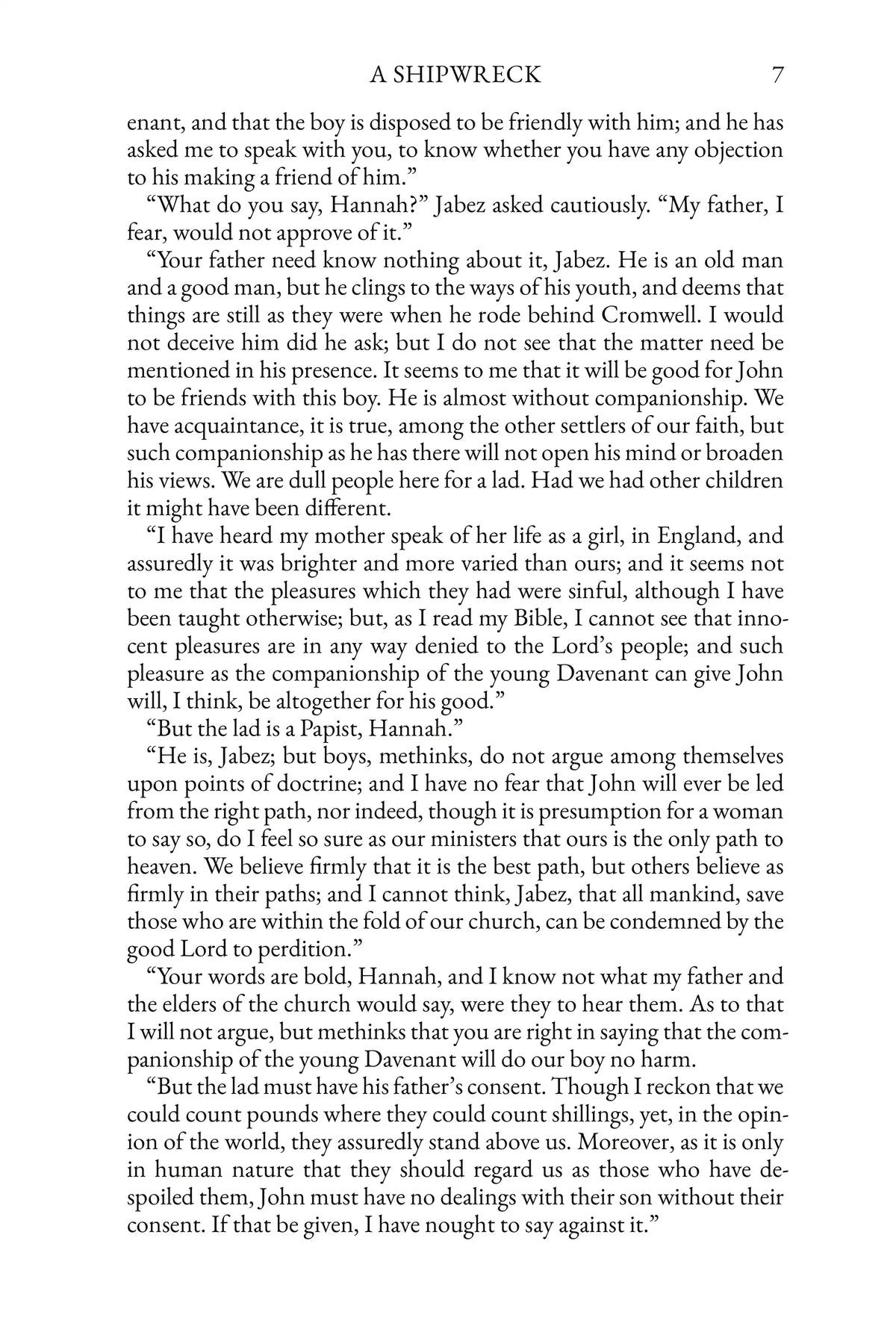 Orange and Green by G. A. Henty — story page 7