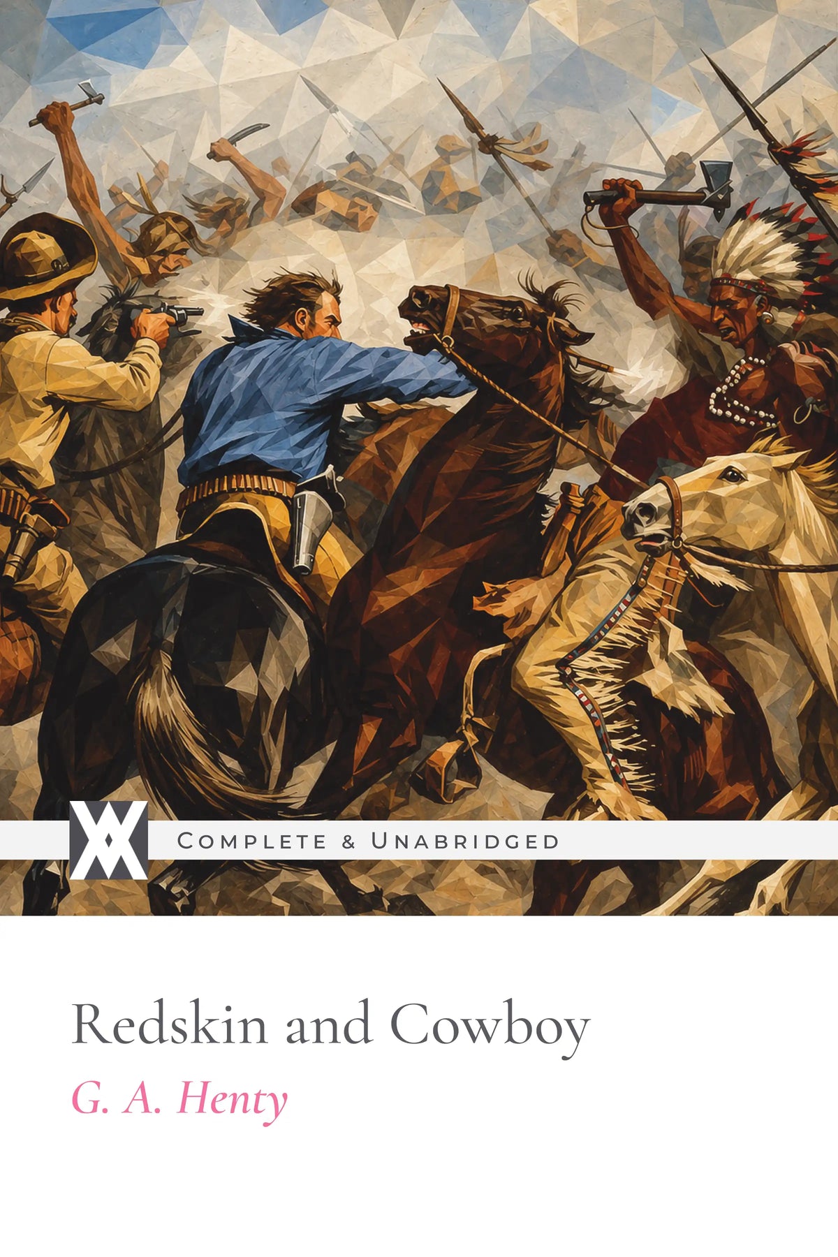 Redskin and Cowboy by G. A. Henty — front cover