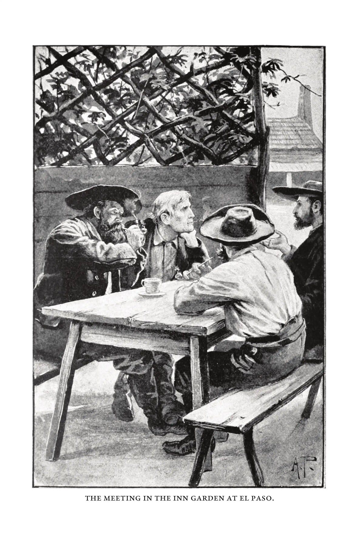 Redskin and Cowboy by G. A. Henty — frontispiece