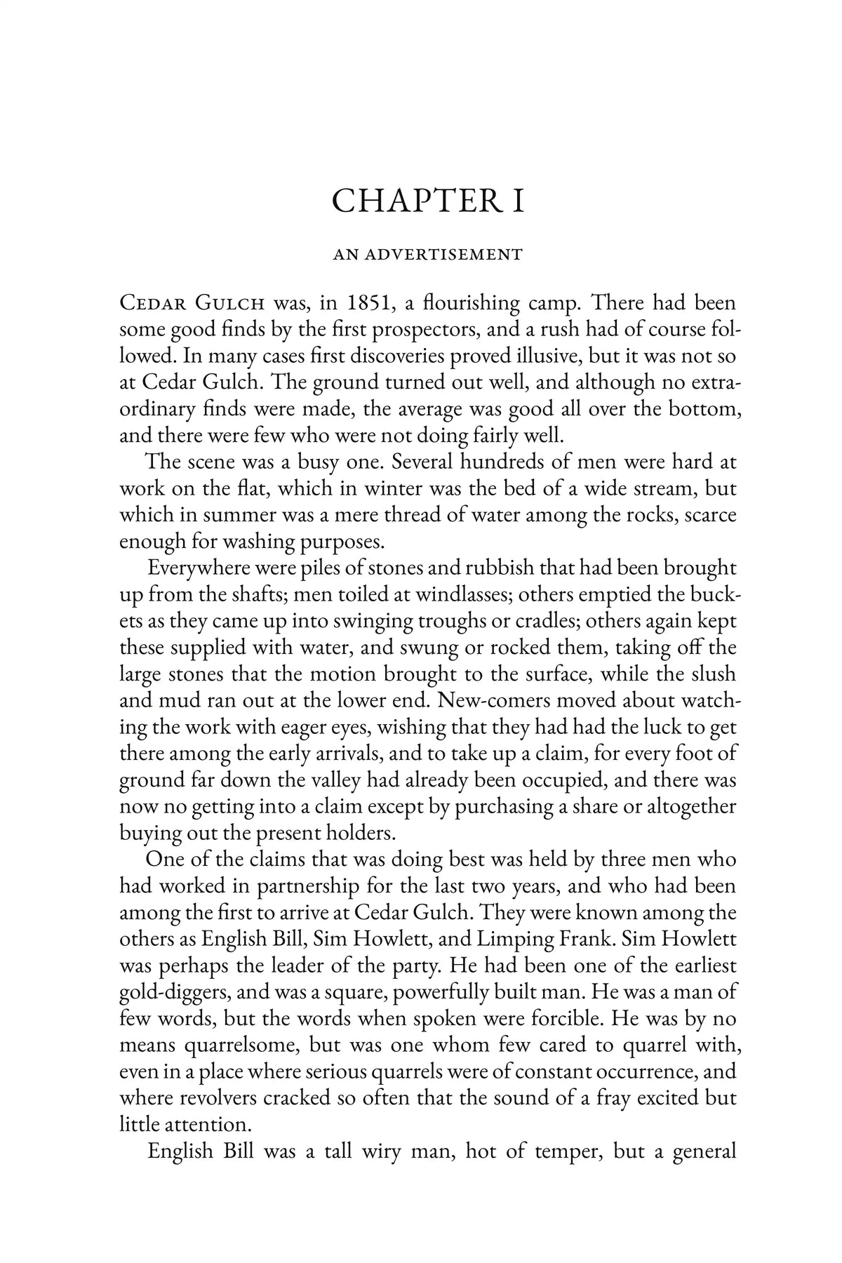 Redskin and Cowboy by G. A. Henty — story page 1