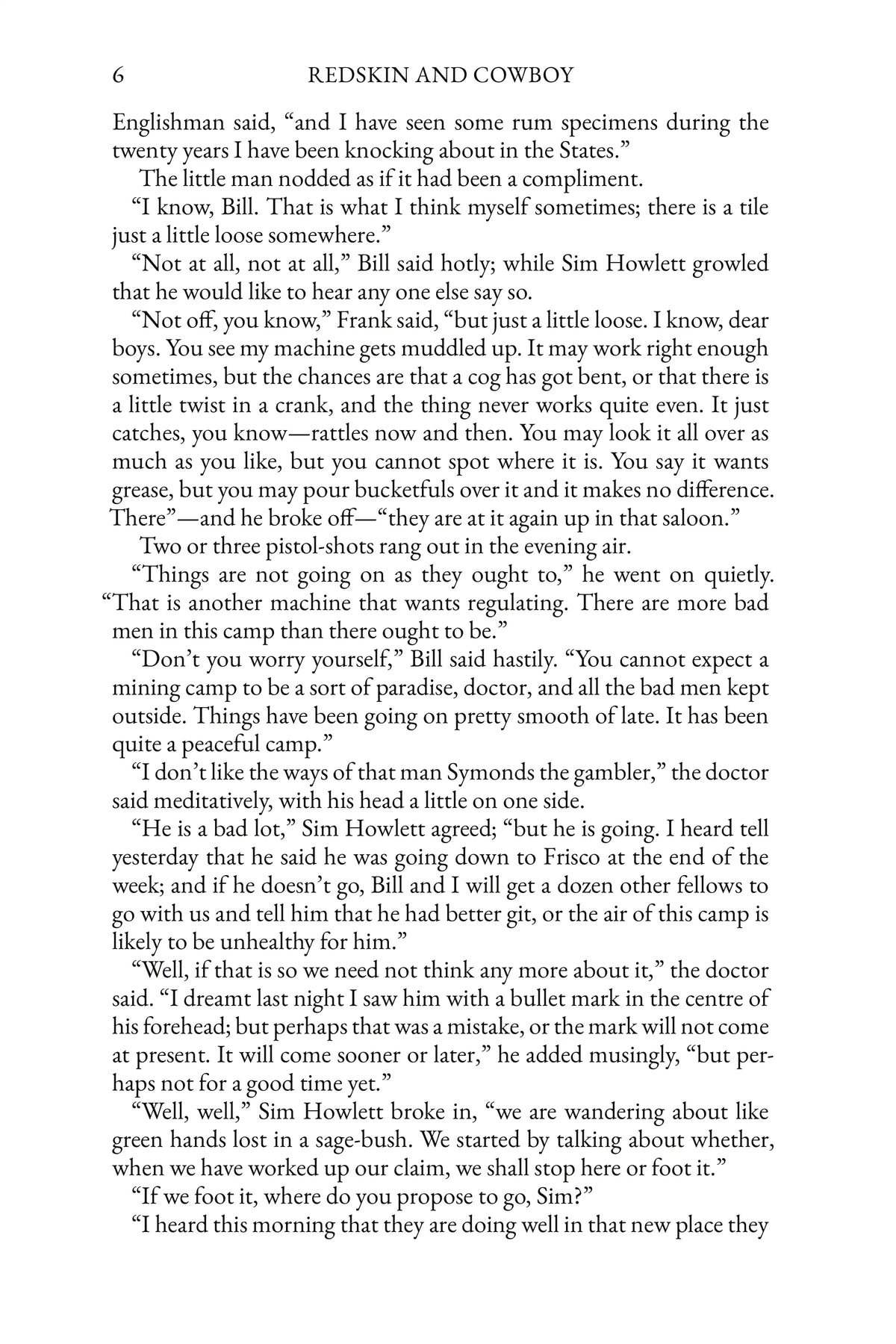 Redskin and Cowboy by G. A. Henty — story page 6